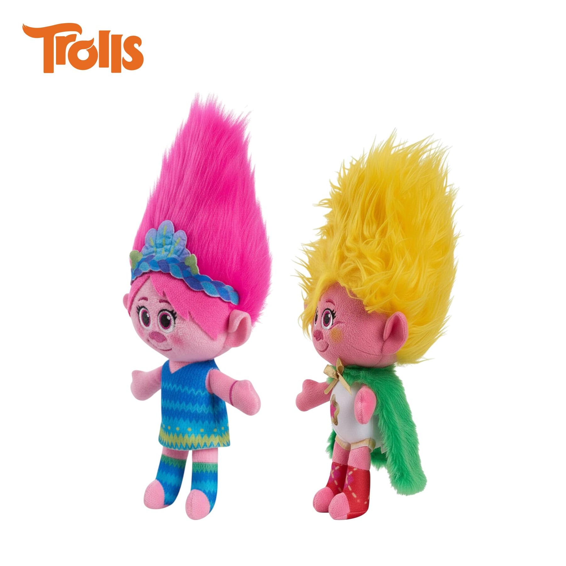 DreamWorks Trolls Band Together Poppy and Viva 8-inch Plush Set