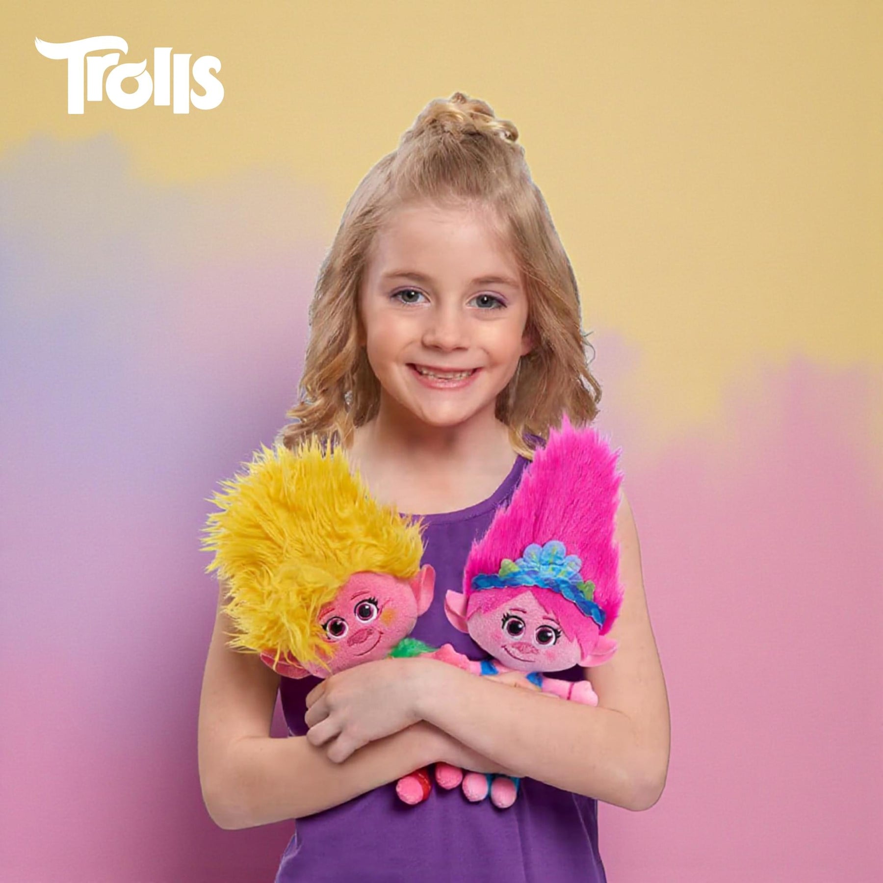 DreamWorks Trolls Band Together Poppy and Viva 8-inch Plush Set