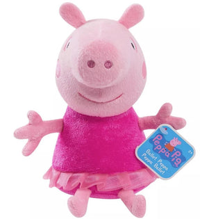 Peppa Pig 6 Inch Bean Plush | Peppa Pig Pink Ballet Dress