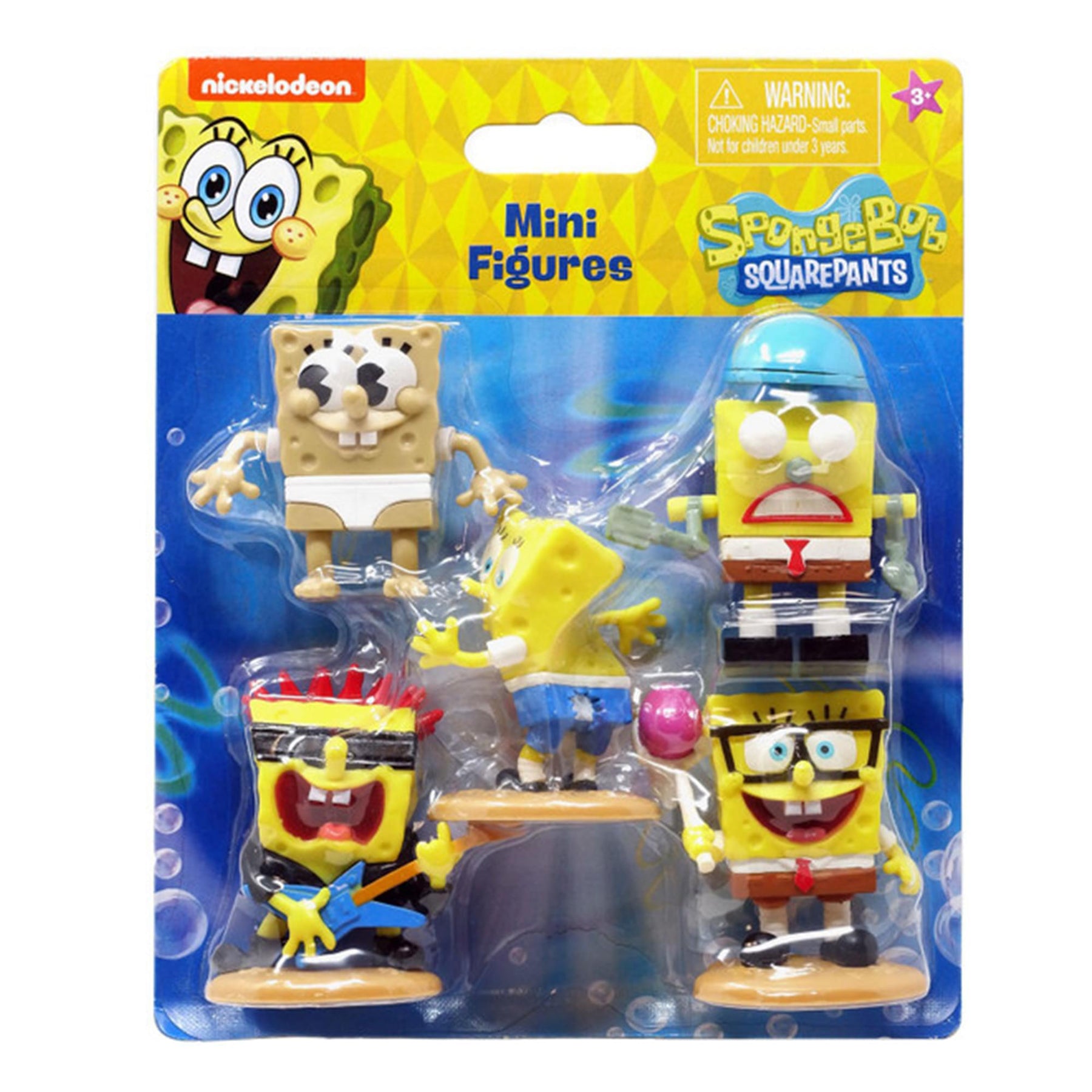 Nickelodeon SpongeBob SquarePants Minifigure 5-Pack
