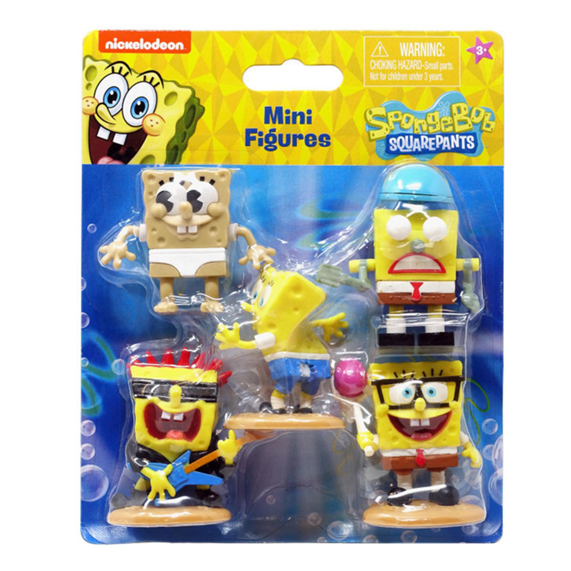 Nickelodeon SpongeBob SquarePants Minifigure 5-Pack