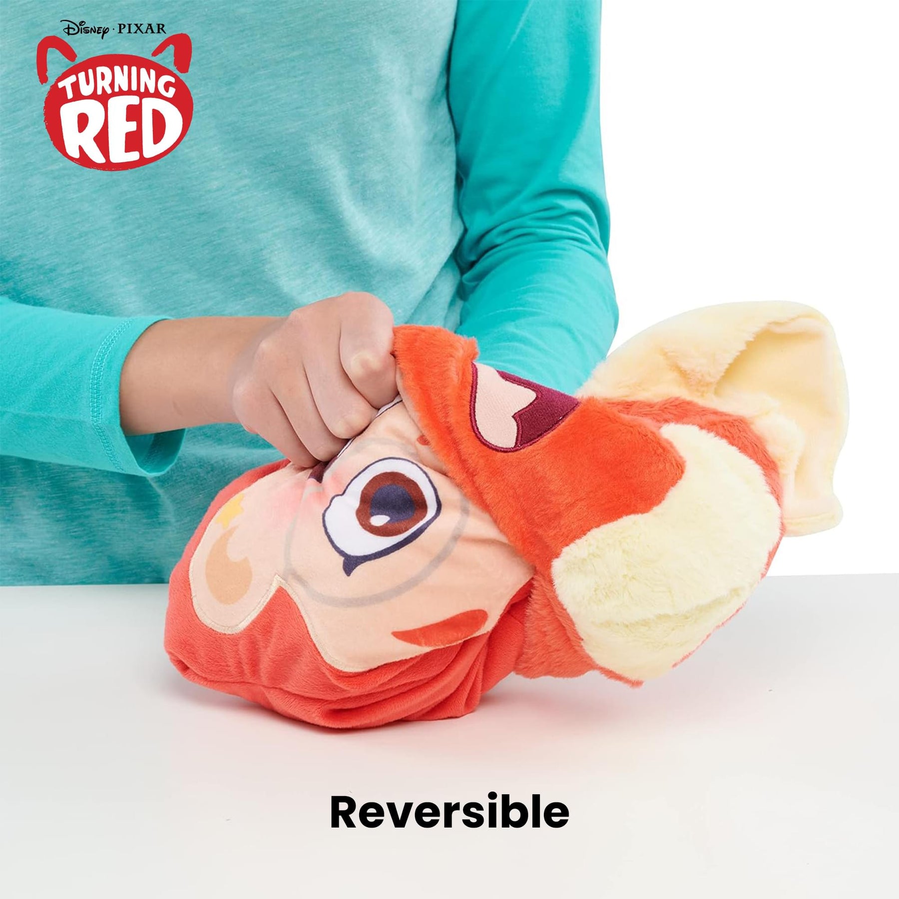 Disney/ Pixar Turning Red Meilin Lee Reversible 11-inch Plush Character Head