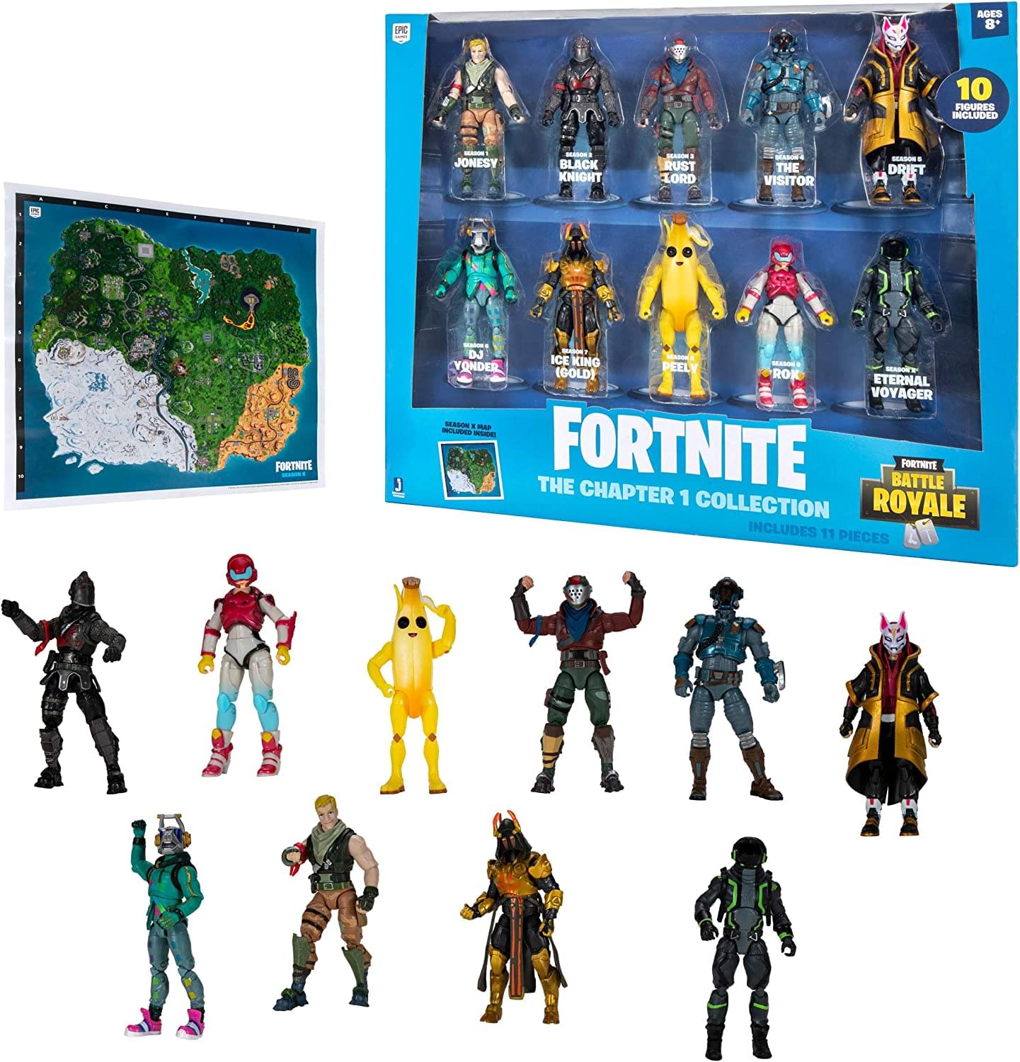 Fortnite Chapter 1 Collection 4 Inch Action Figure 10-Pack