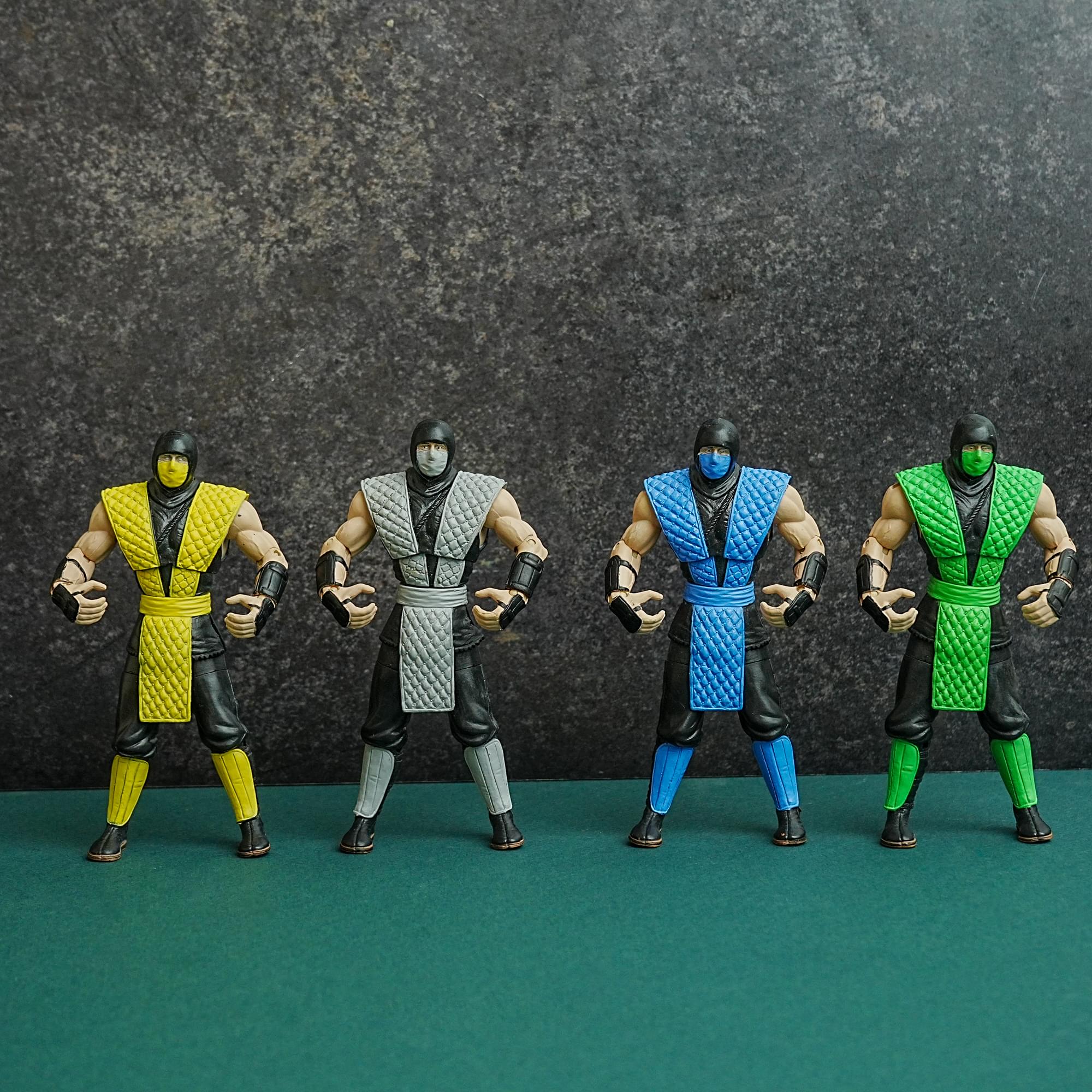 Mortal Kombat 6 Inch Action Figure 4 Pack