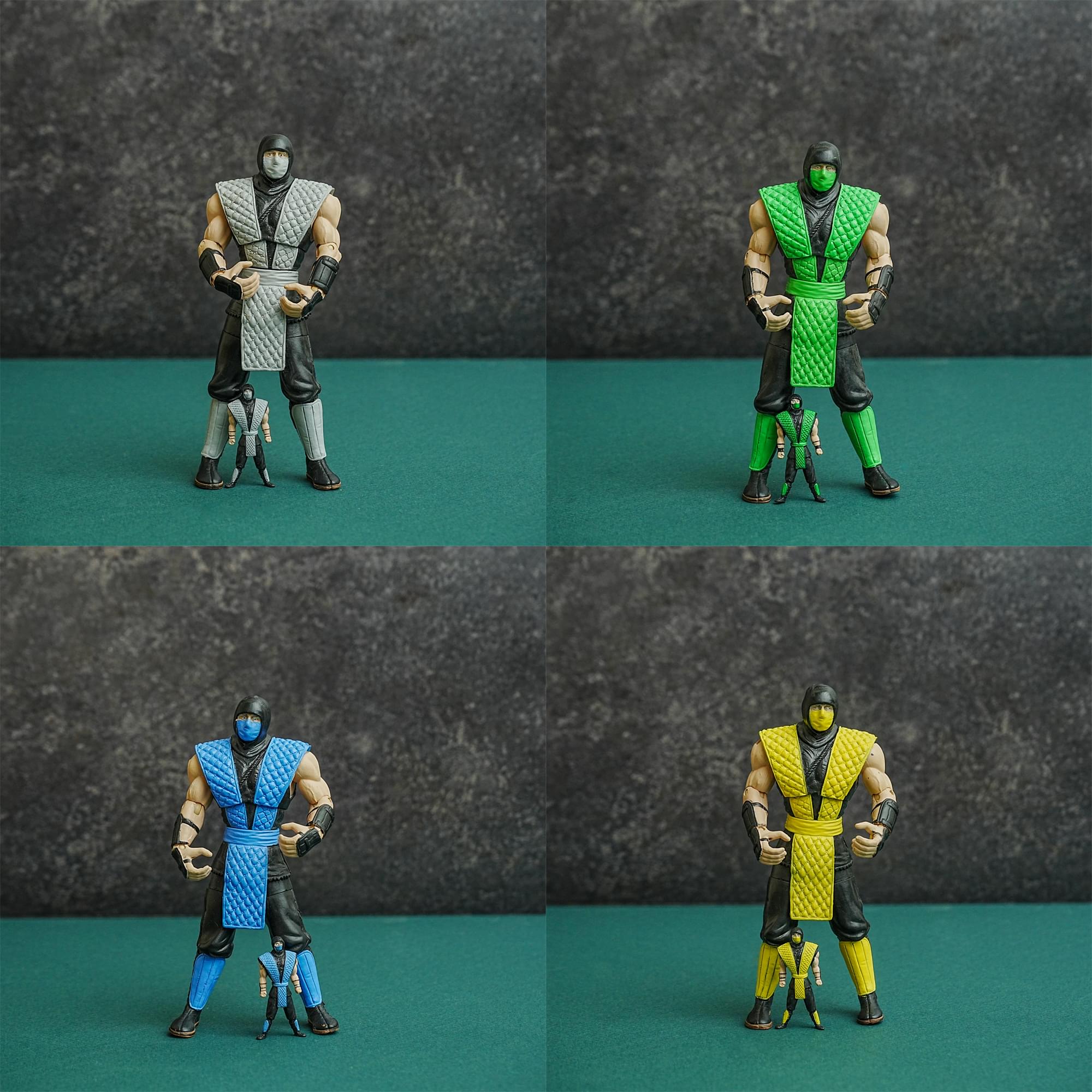 Mortal Kombat 6 Inch Action Figure 4 Pack