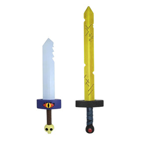 Adventure Time With Finn & Jake 24" Sword Plastic Toy Set Of 2
