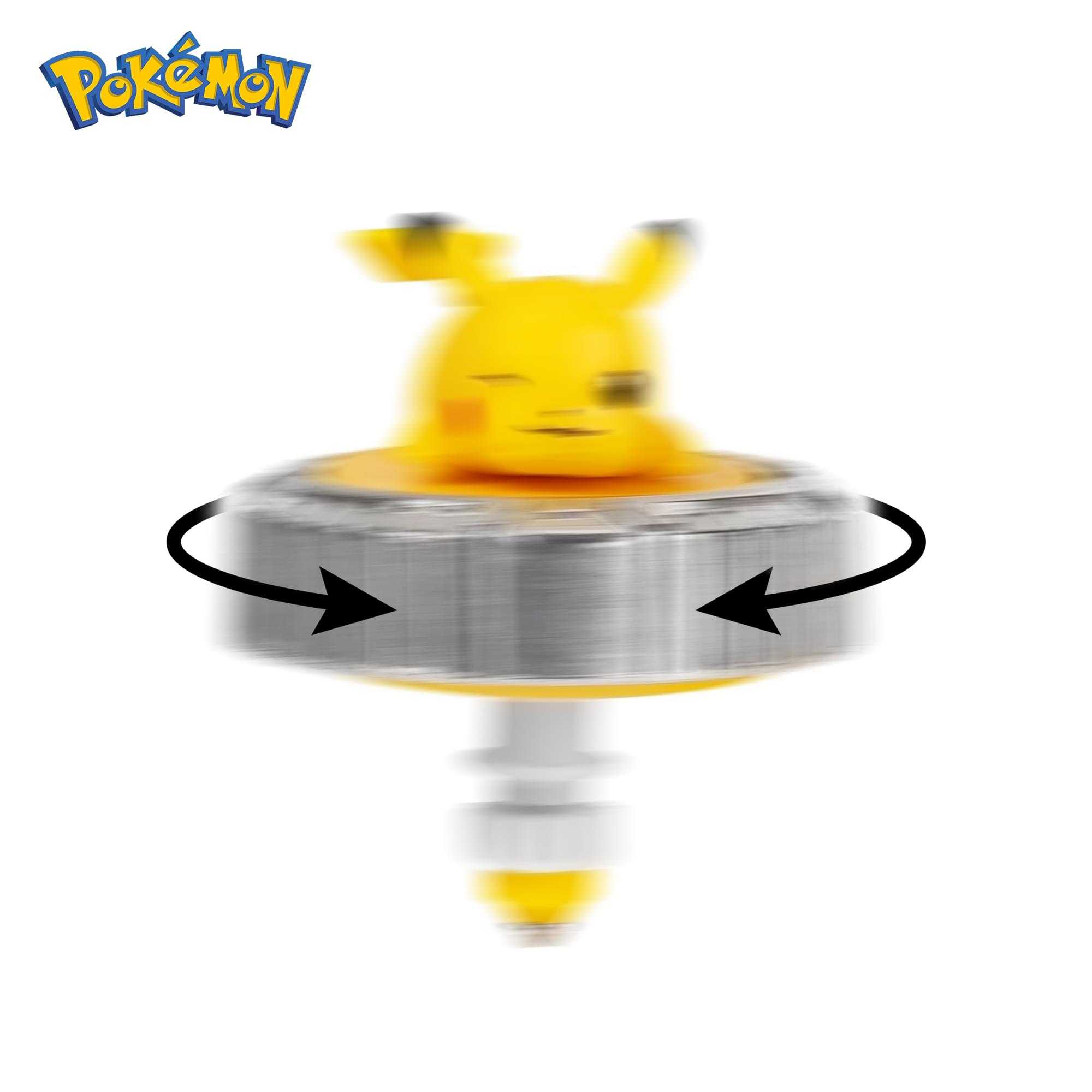 Pokemon Battle Spinning Top and Poke Ball Launcher| Pikachu