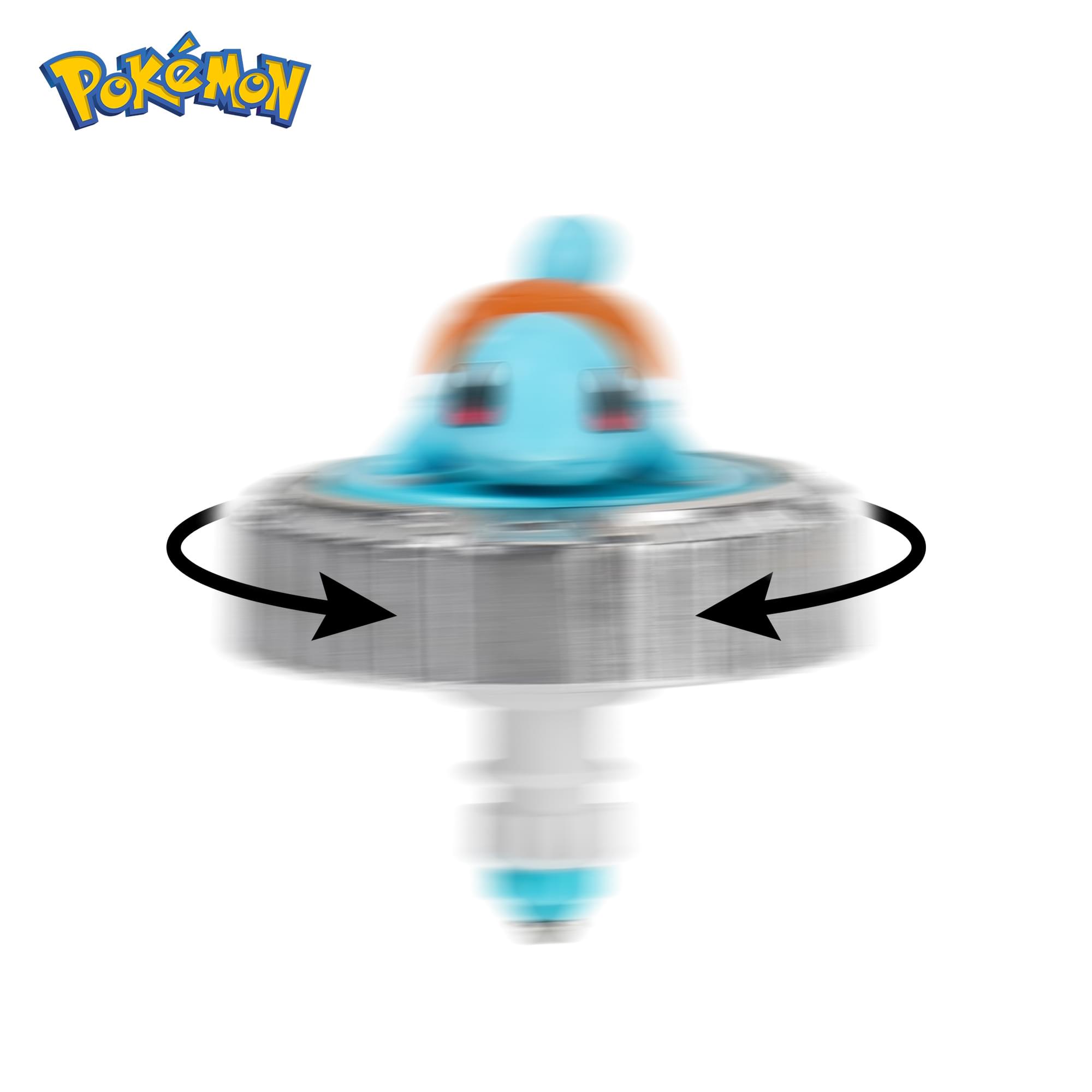 Pokemon Battle Spinning Top and Poke Ball Launcher| Squirtle