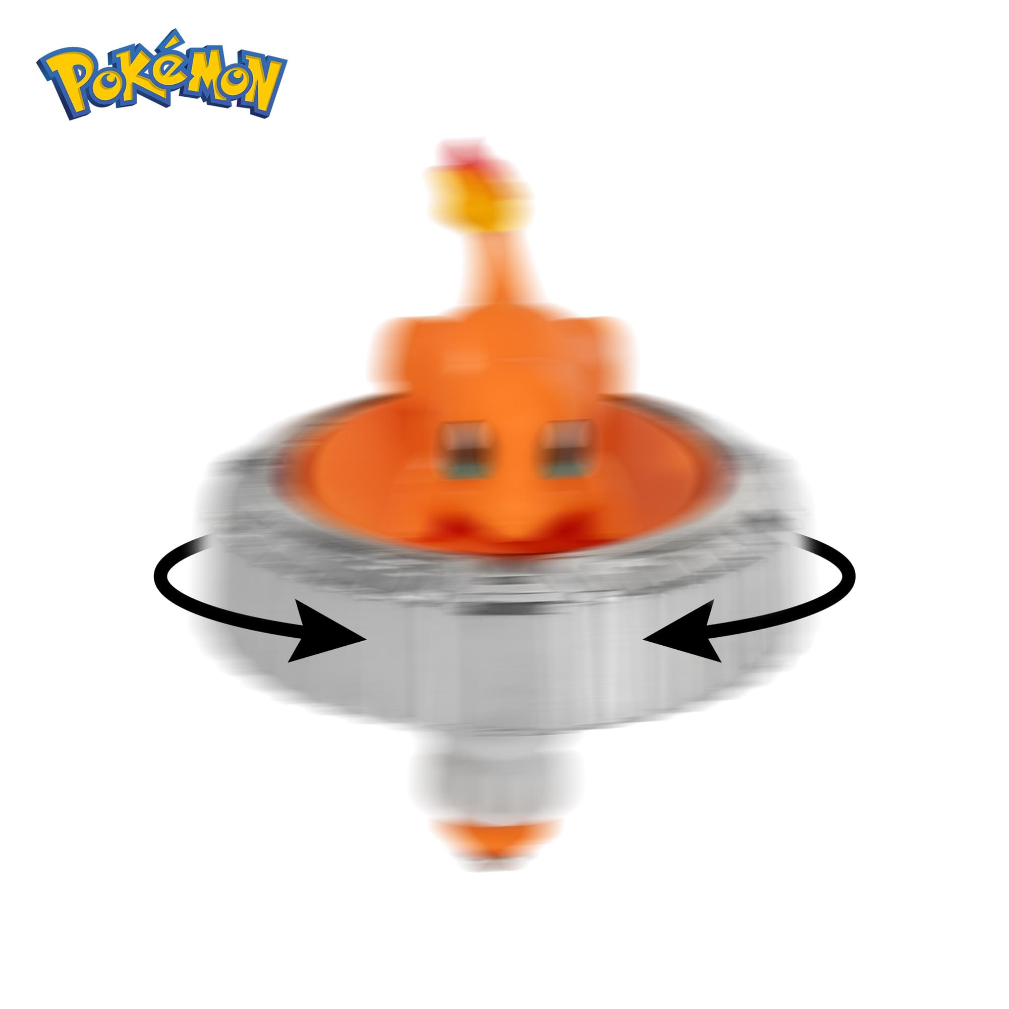 Pokemon Battle Spinning Top and Poke Ball Launcher| Charmander