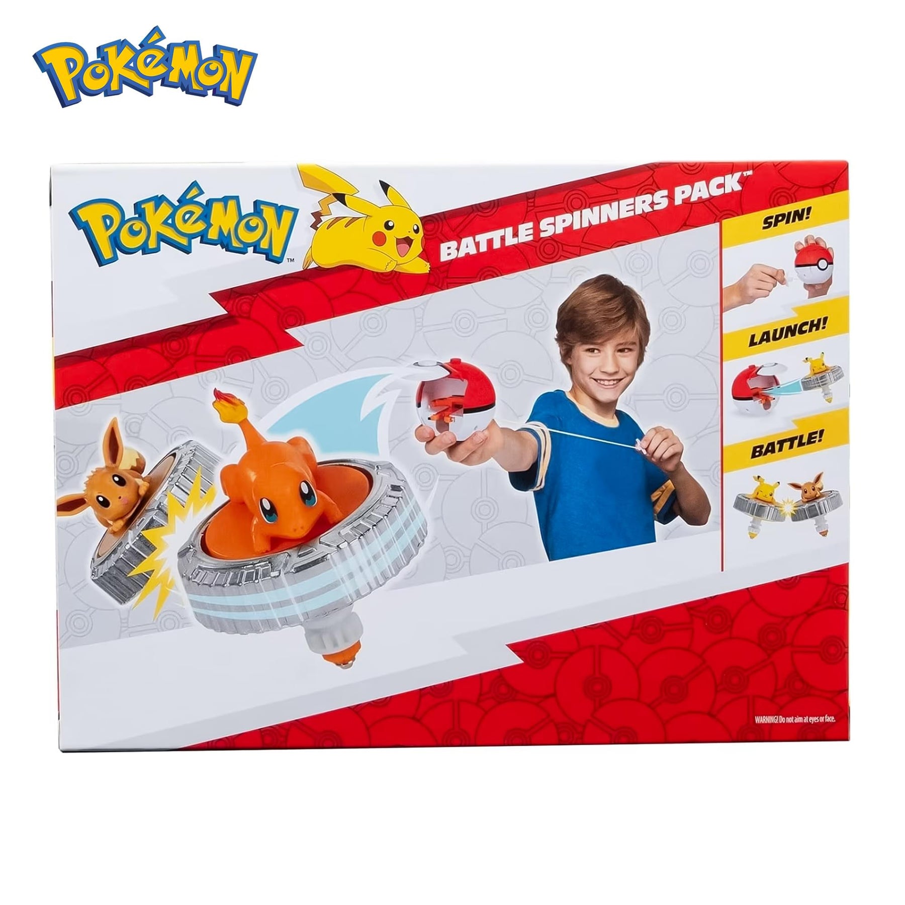 Pokemon Battle Spinning Top and Poke Ball Launcher| Charmander