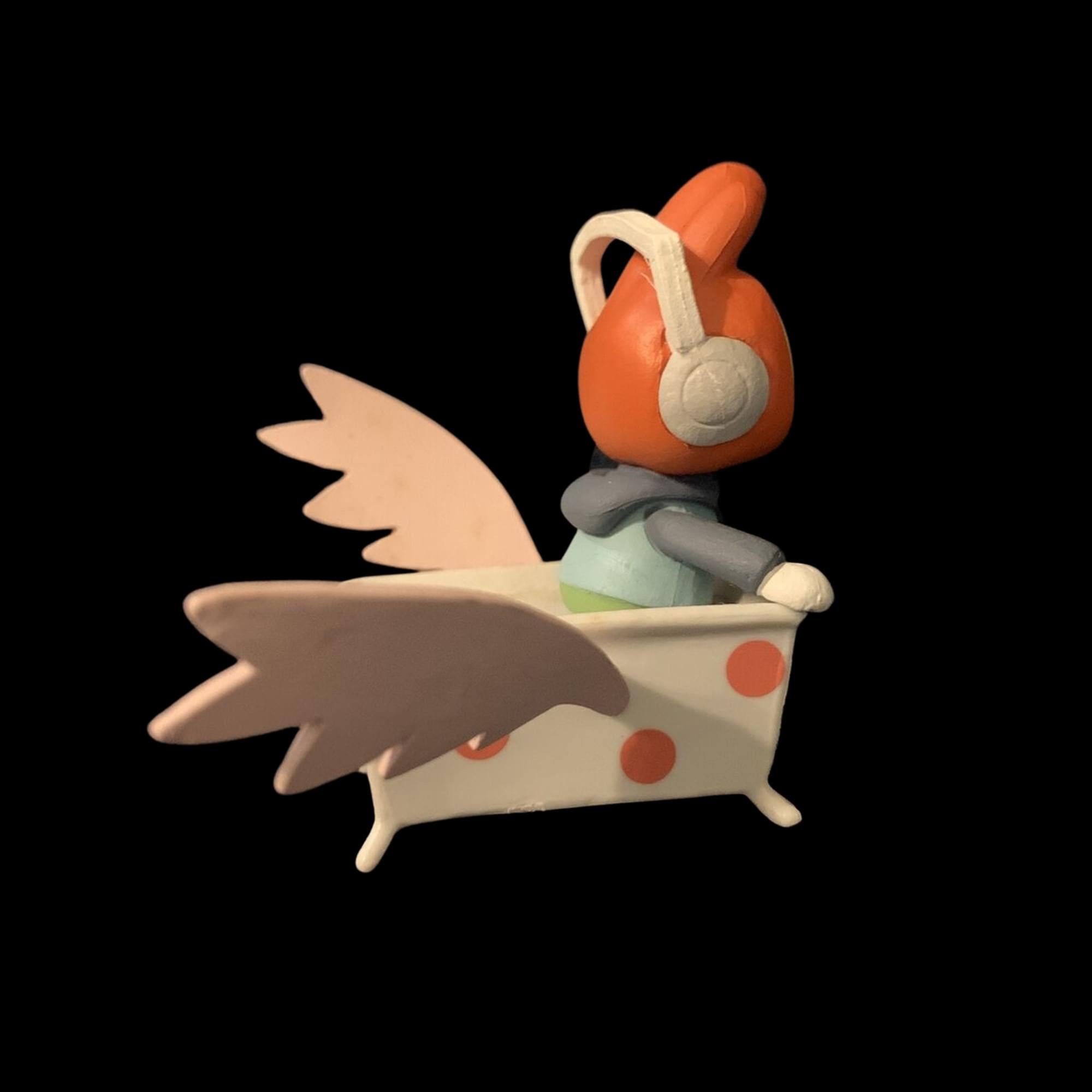 Scribblenauts 2" Figure: Maxwell in Tub with Wings