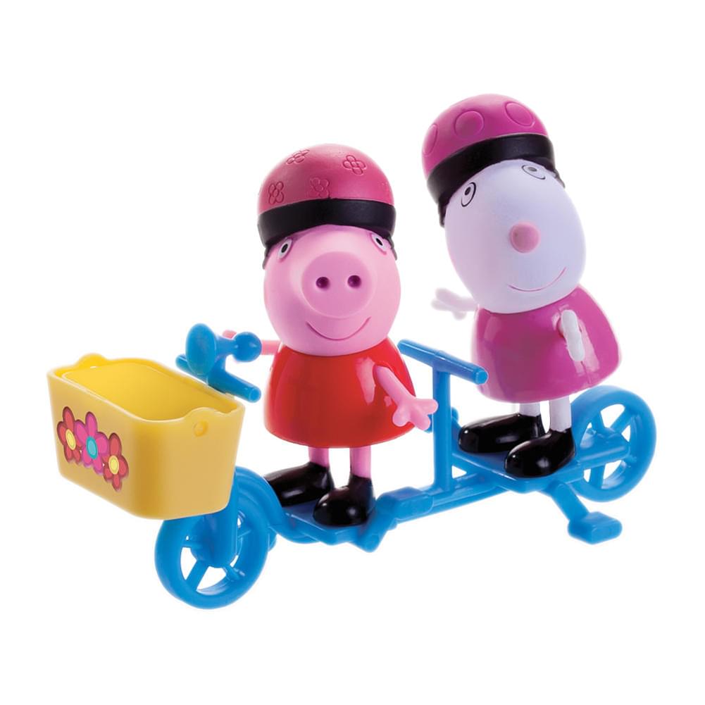 Peppa Pig 3" Mini Figure 2-Pack Cycling With Friends