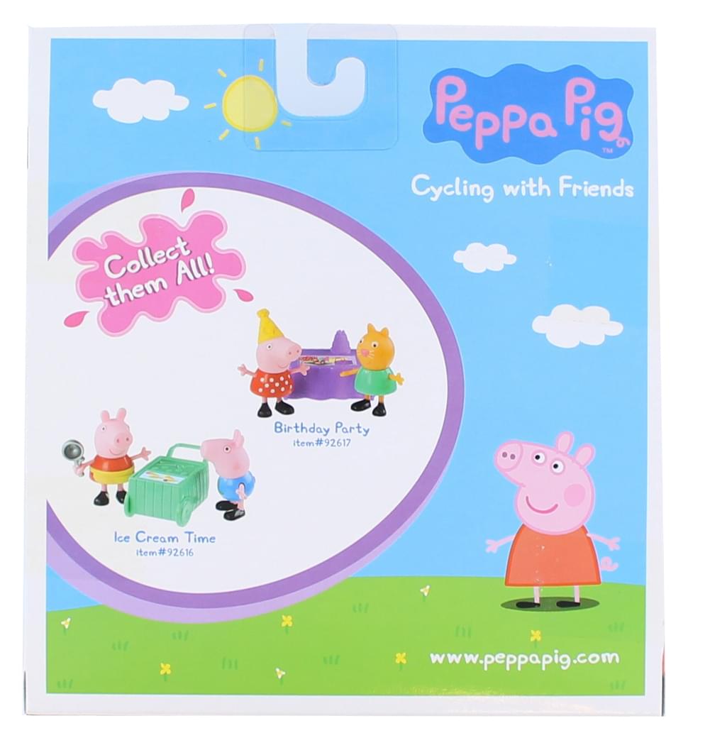 Peppa Pig 3" Mini Figure 2-Pack Cycling With Friends