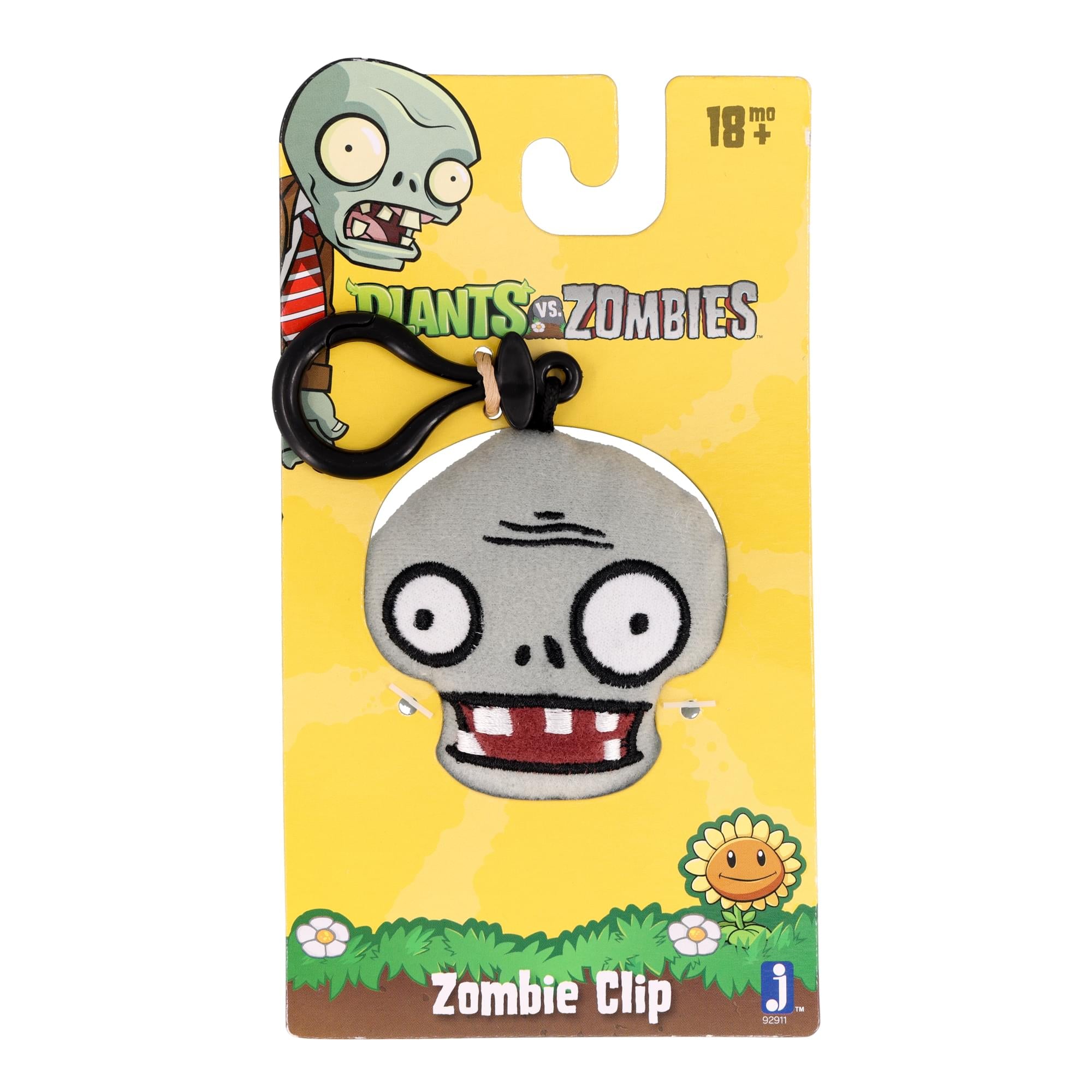 Plant Vs Zombies Plush Clip-On: Zombie