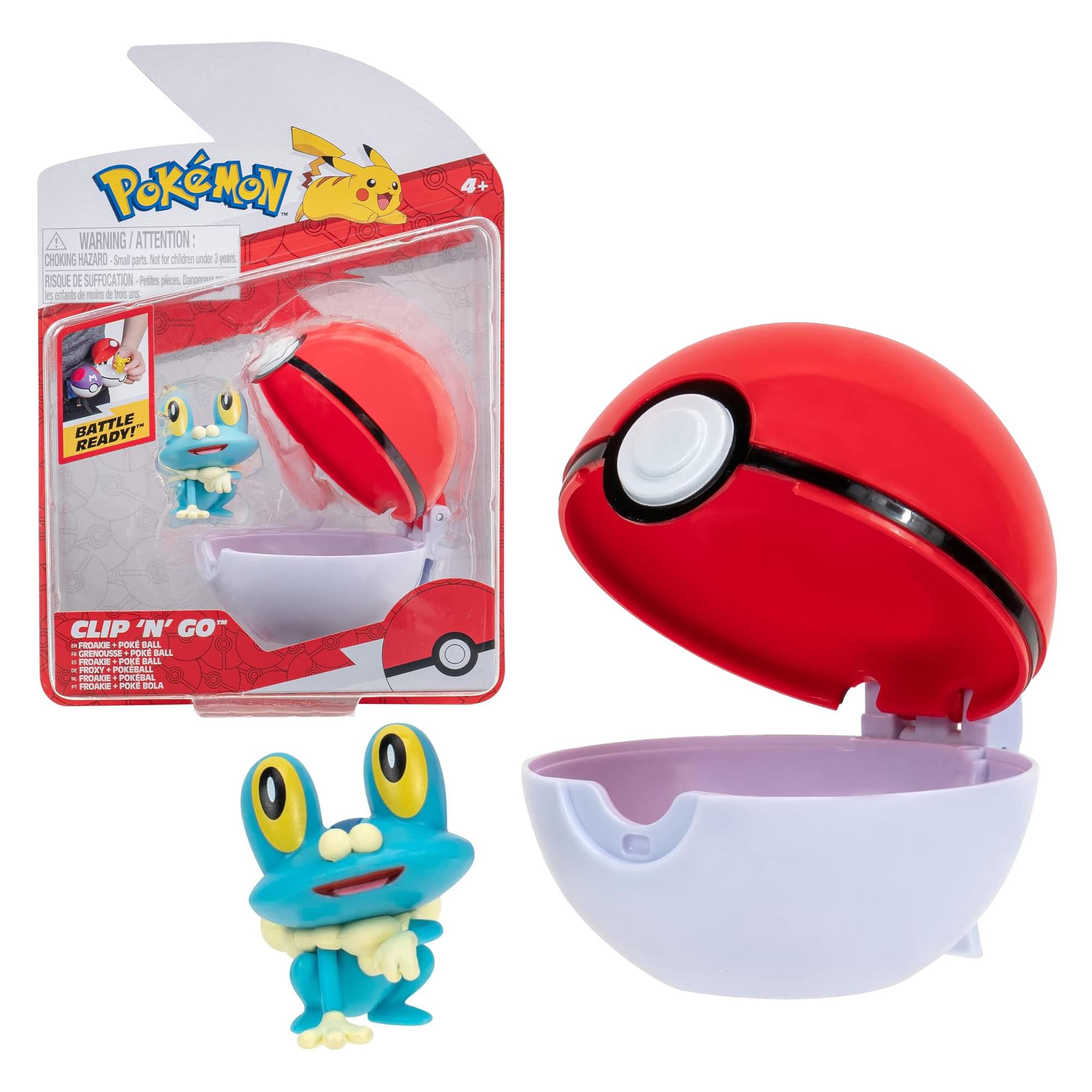 Pokemon Clip 'N' Go | Froakie + Poke Ball
