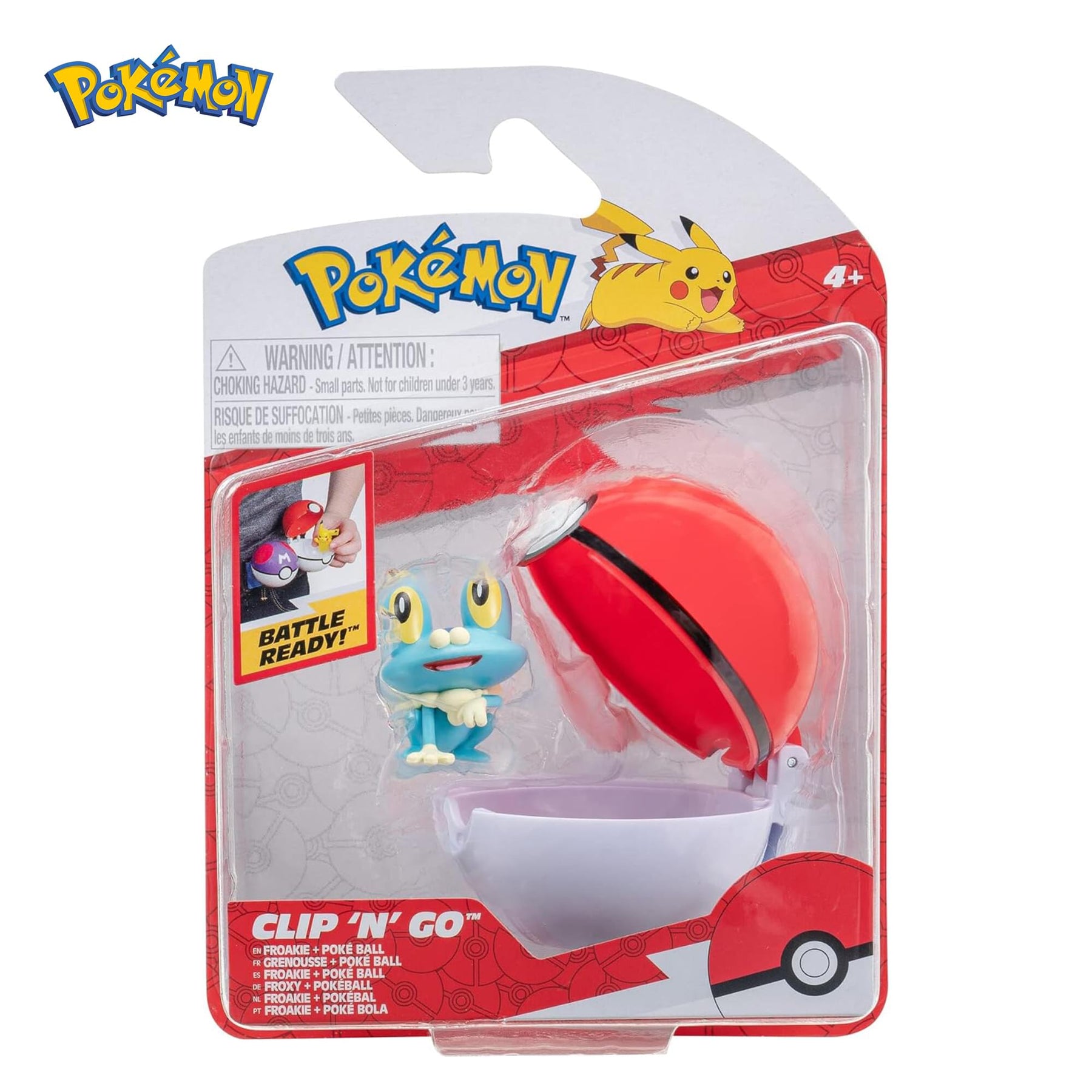 Pokemon Clip 'N' Go | Froakie + Poke Ball