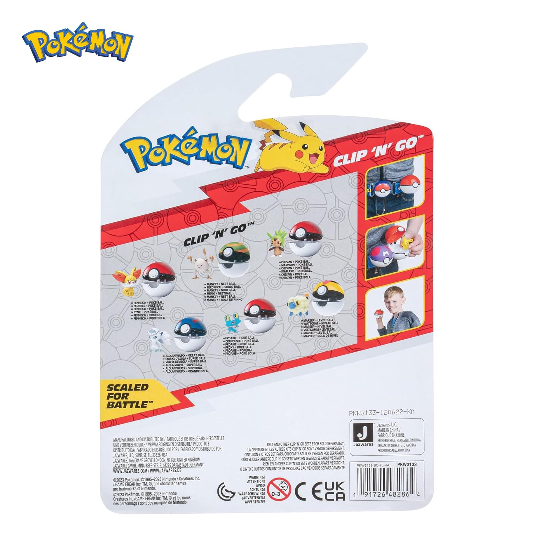 Pokemon Clip 'N' Go | Froakie + Poke Ball