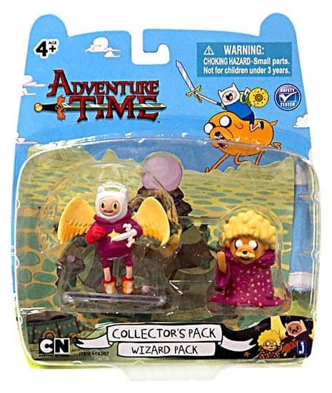 Adventure Time Battle 2 Pack 2" Wizard Finn & Wizard Jake