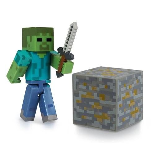 Minecraft 3" Series 1 Action Figure: Zombie
