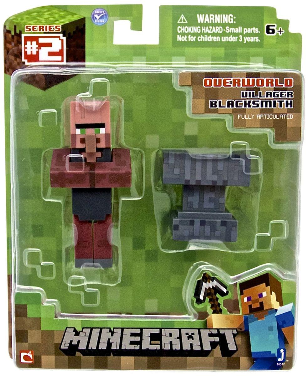 Minecraft Overworld Villager Blacksmith 3" Figure