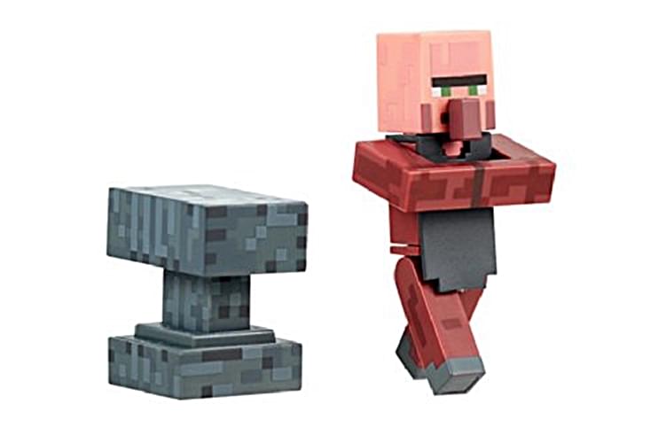 Minecraft Overworld Villager Blacksmith 3" Figure