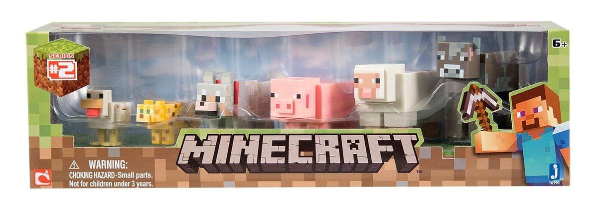 Minecraft 2.5" Action Figure 6-Pack: Core Animals