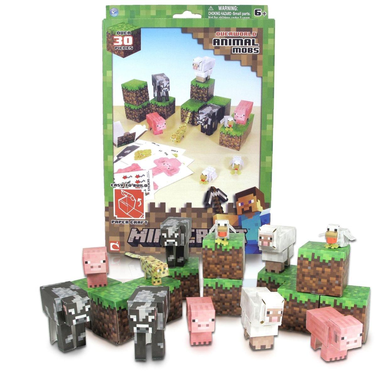 Minecraft Overworld Animal Mobs Pack Build Set