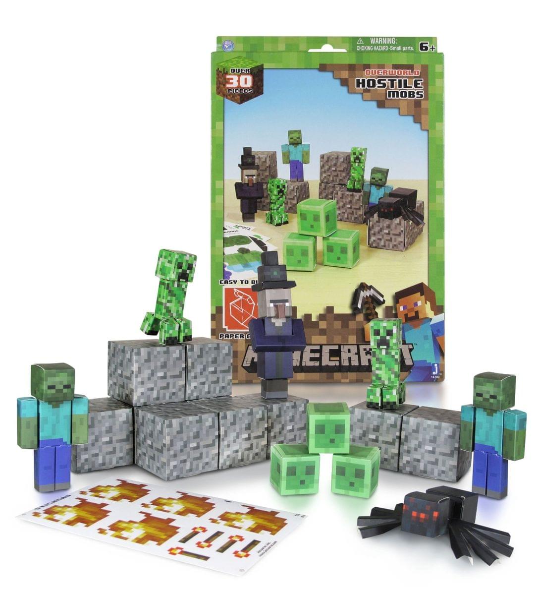 Minecraft Overworld Hostile Mobs Pack Build Set