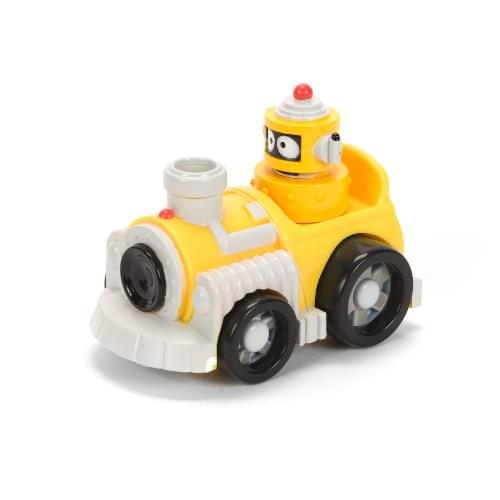 Yo Gabba Gabba 4" Figure: Plex in Yellow Car