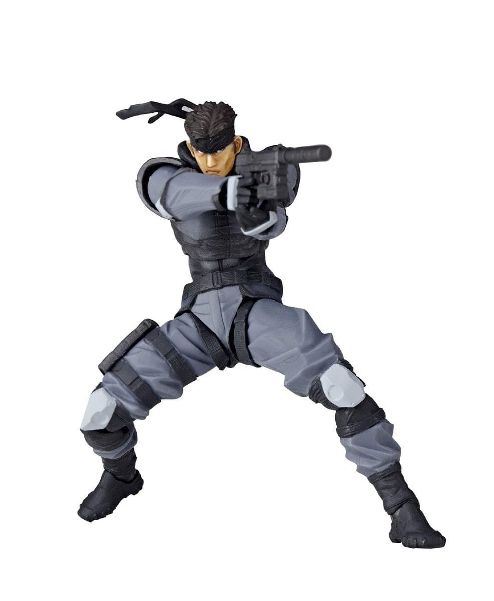 Metal Gear Solid 4" Revoltech Yamaguchi Mini Action Figure Solid Snake