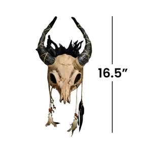 Horned Demon Animal Skull Adult Costume Mask