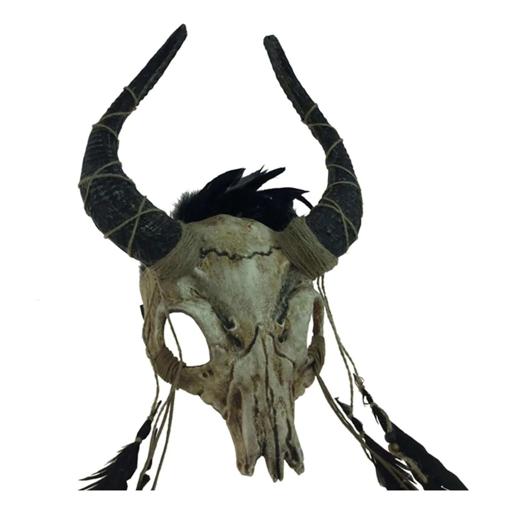 Horned Demon Animal Skull Adult Costume Mask