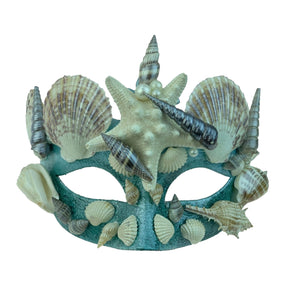 Mermaid Masquerade Costume Mask | Aqua