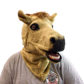Over-The-Head Moving-Mouth Horse Costume Mask