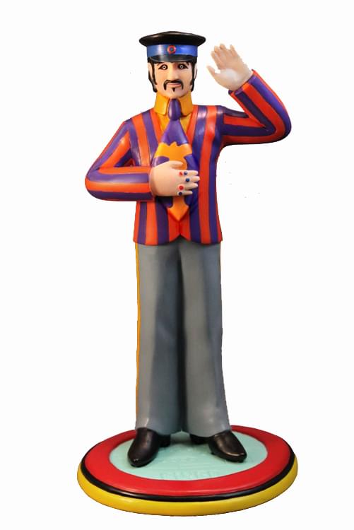 The Beatles Yellow Sub Rock Iconz Ringo Starr Statue