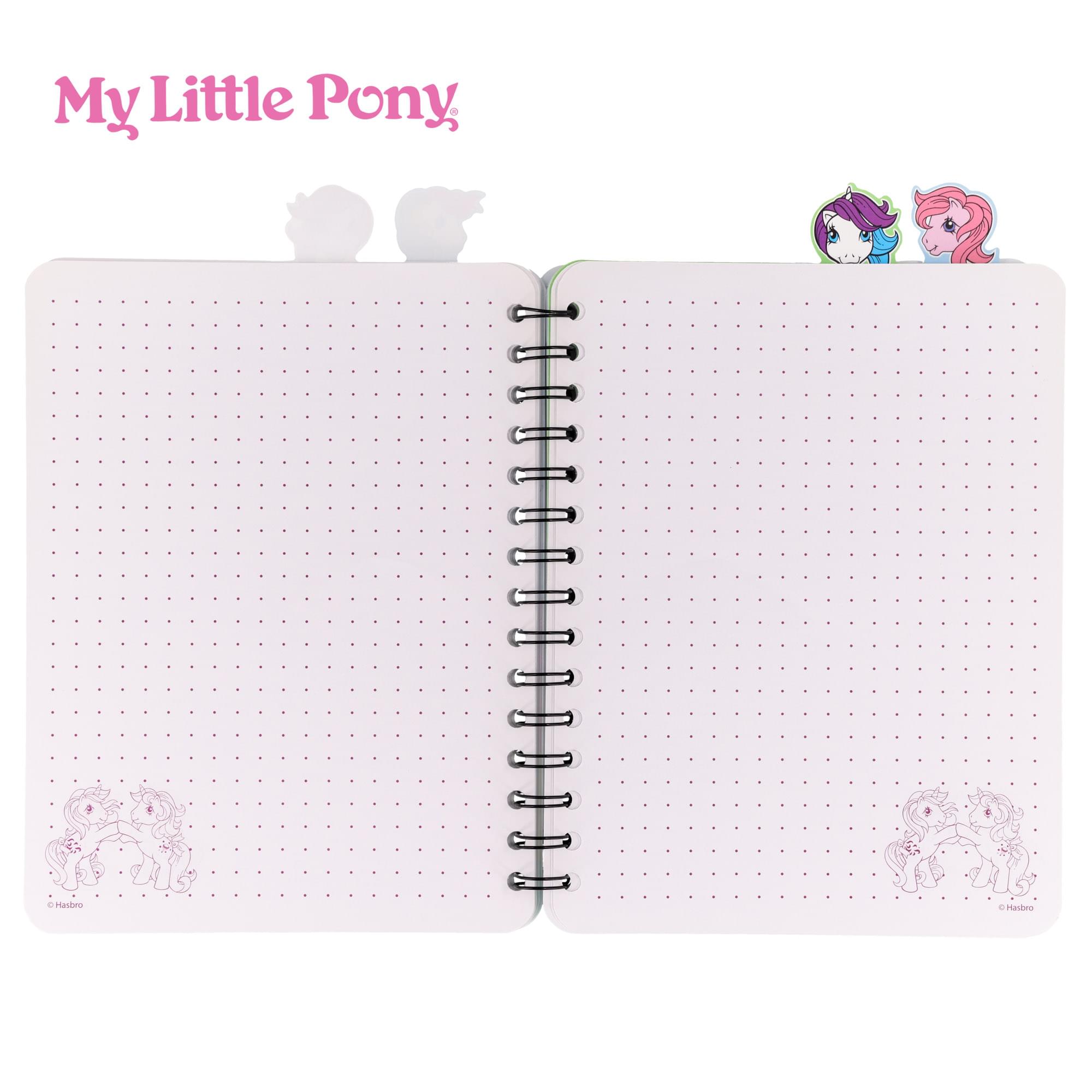 My Little Pony Trio 4-Tab Spiral Notebook With 160 Dotted Sheets | 6 x 9 Inches