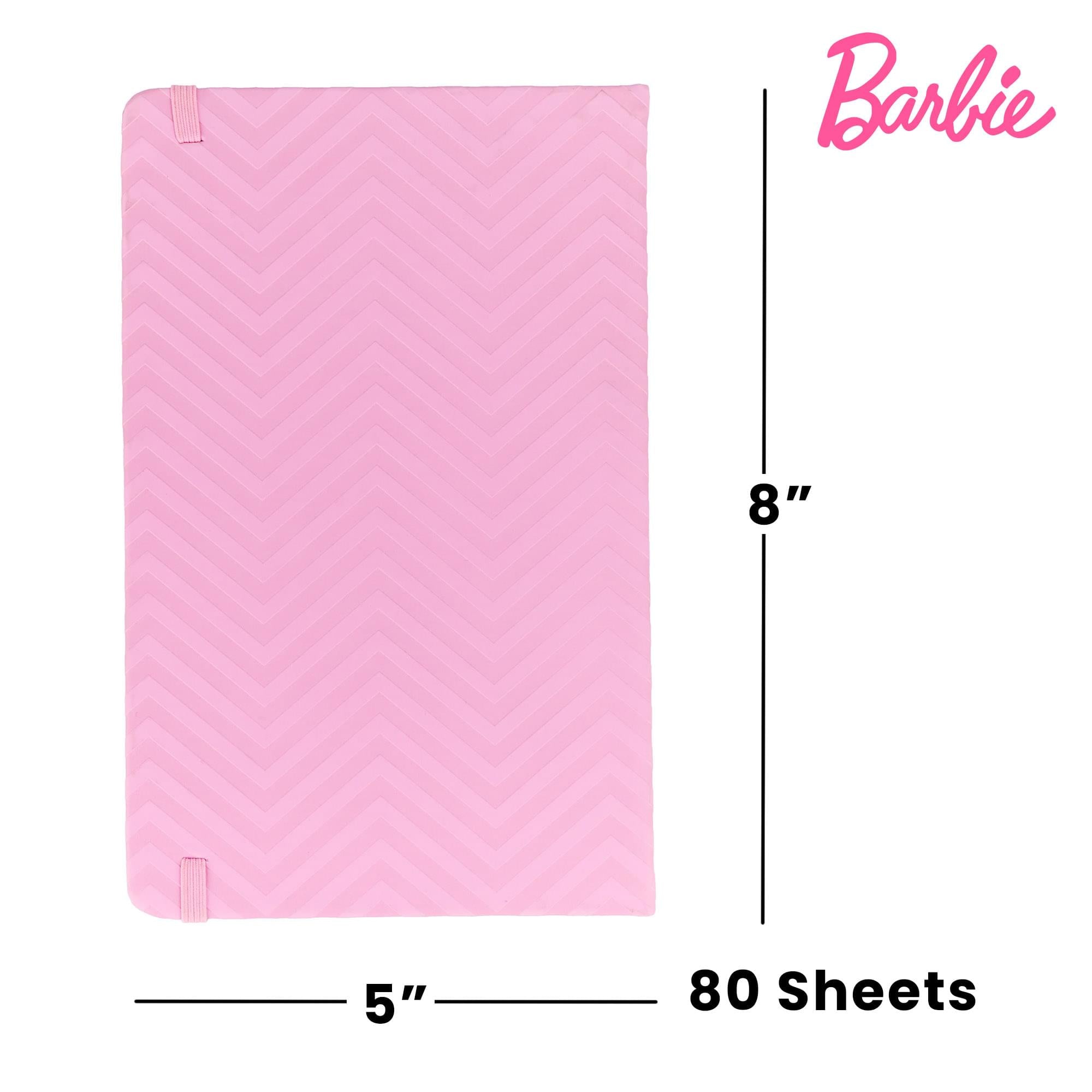 Barbie Vegan Leather 80-Page Notebook | 5 x 8 Inches