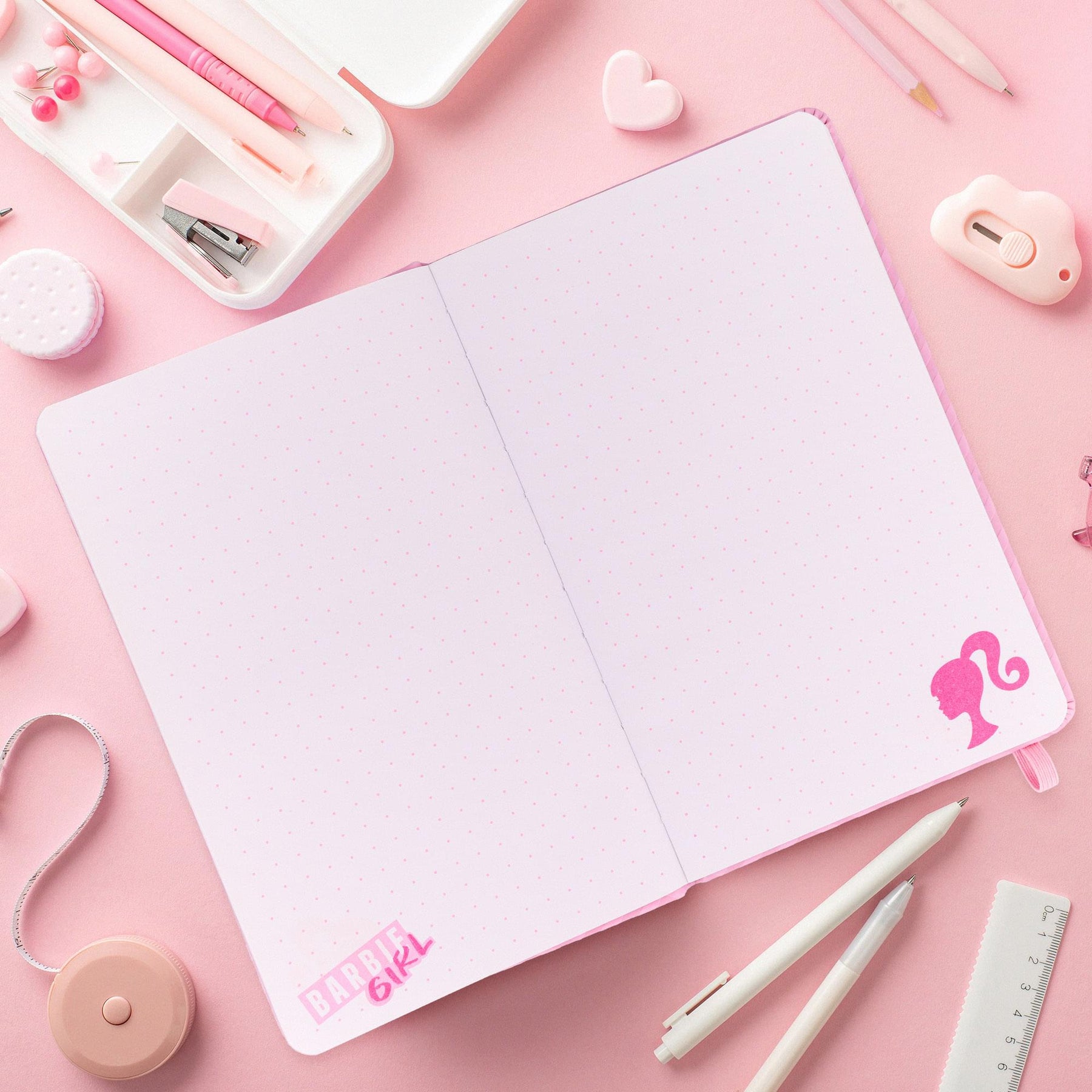 Barbie Vegan Leather 80-Page Notebook | 5 x 8 Inches