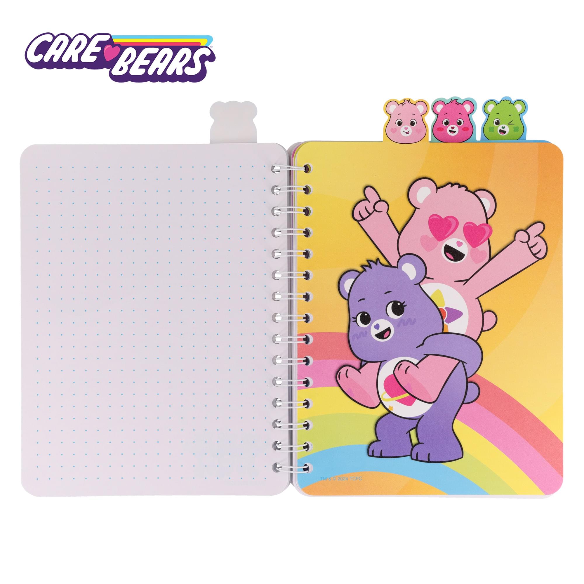 Care Bears: Unlock The Magic "Care-A-Lot Club" 4-Tab Spiral Notebook