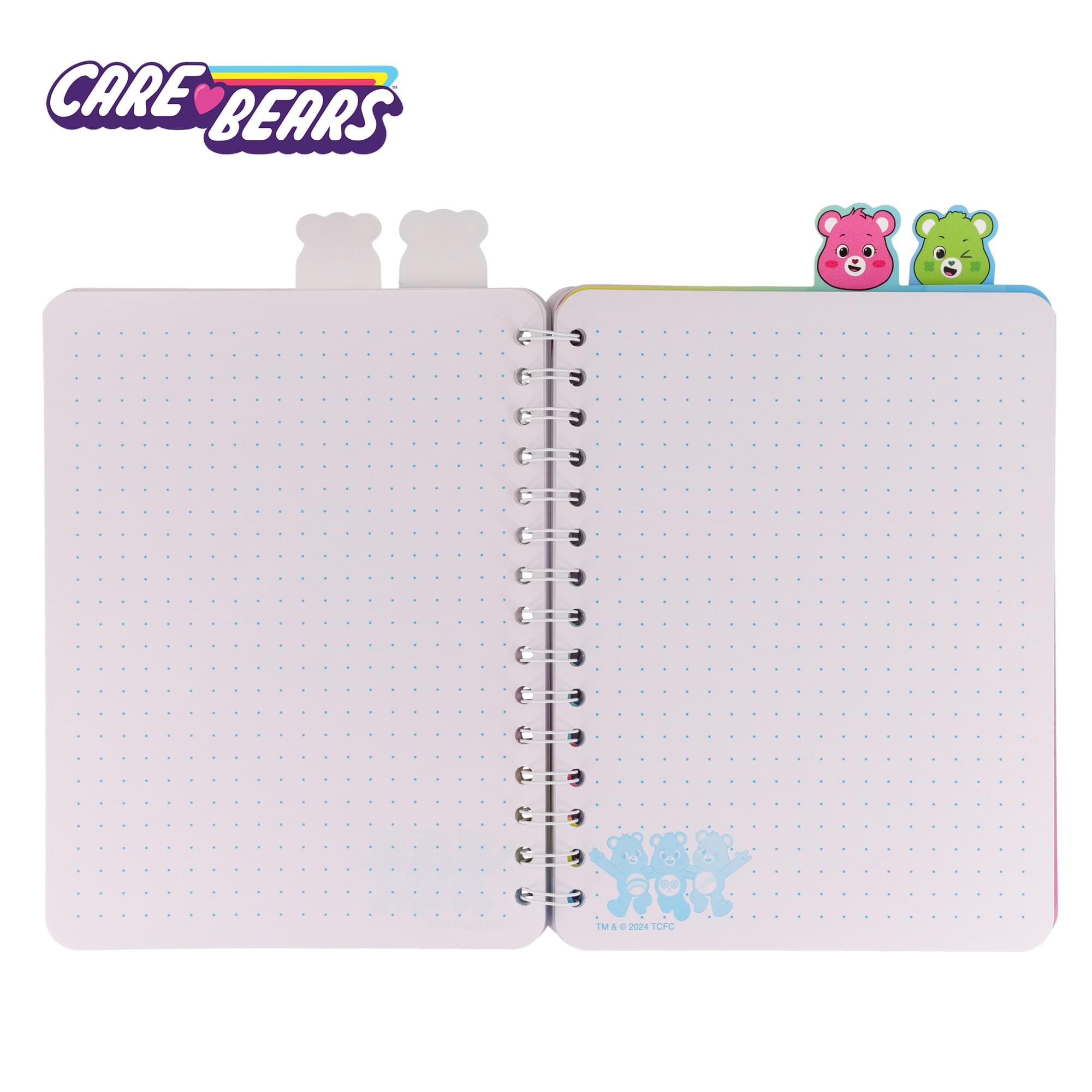 Care Bears: Unlock The Magic "Care-A-Lot Club" 4-Tab Spiral Notebook