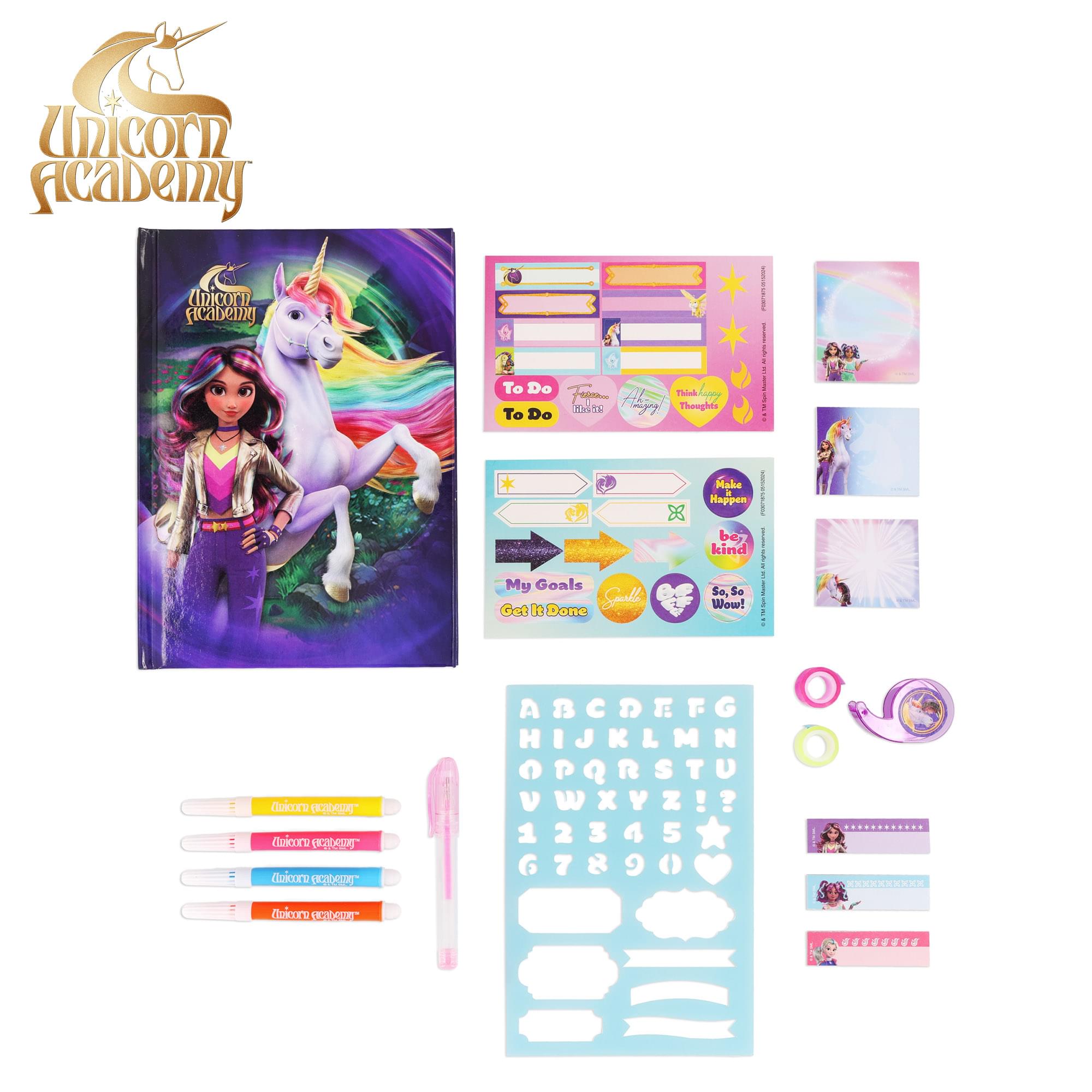 Unicorn Academy Super Scrap Journal Boxed Set | 5 x 7 Inches