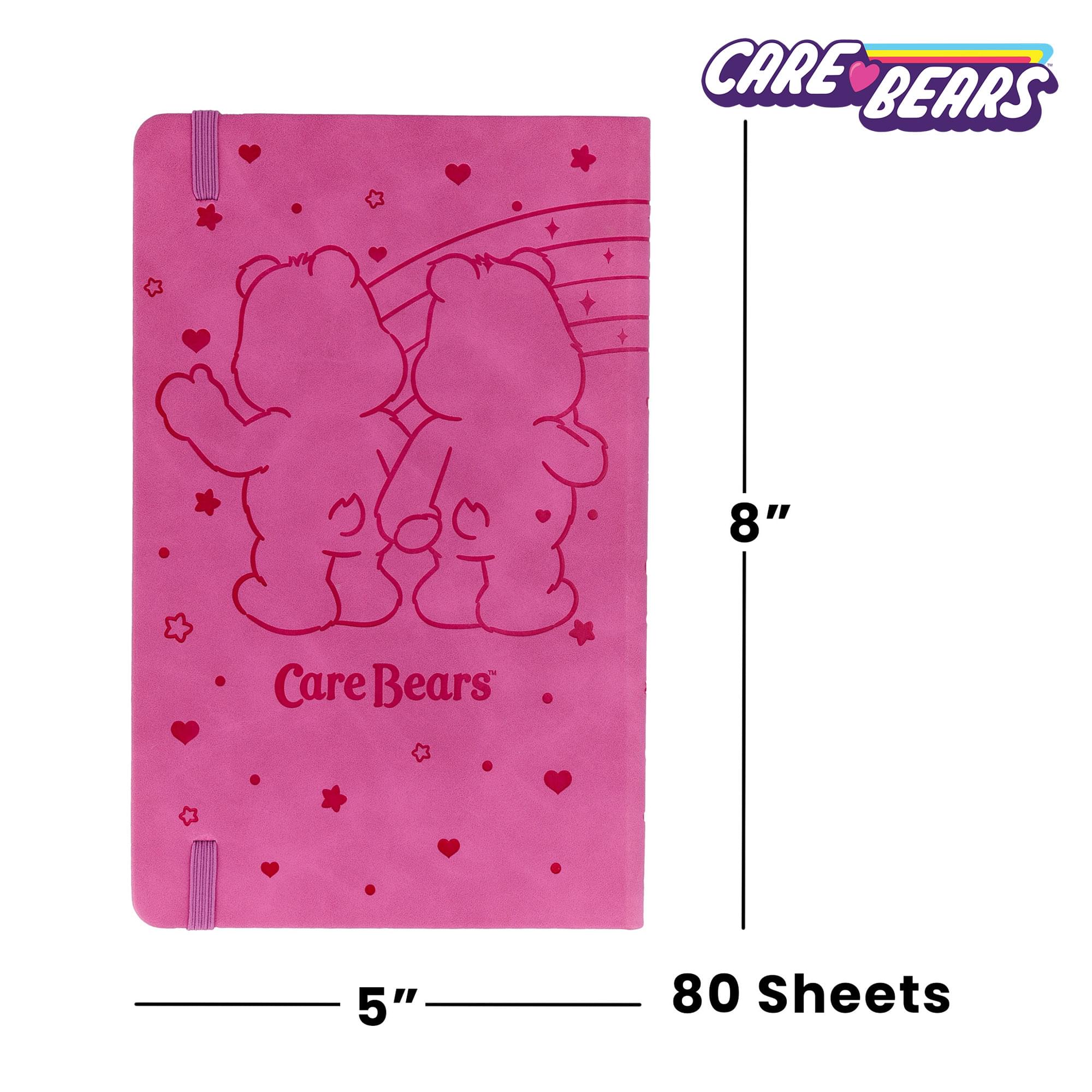 Care Bears 80-Page Vegan Leather Notebook | 5 x 8 Inches