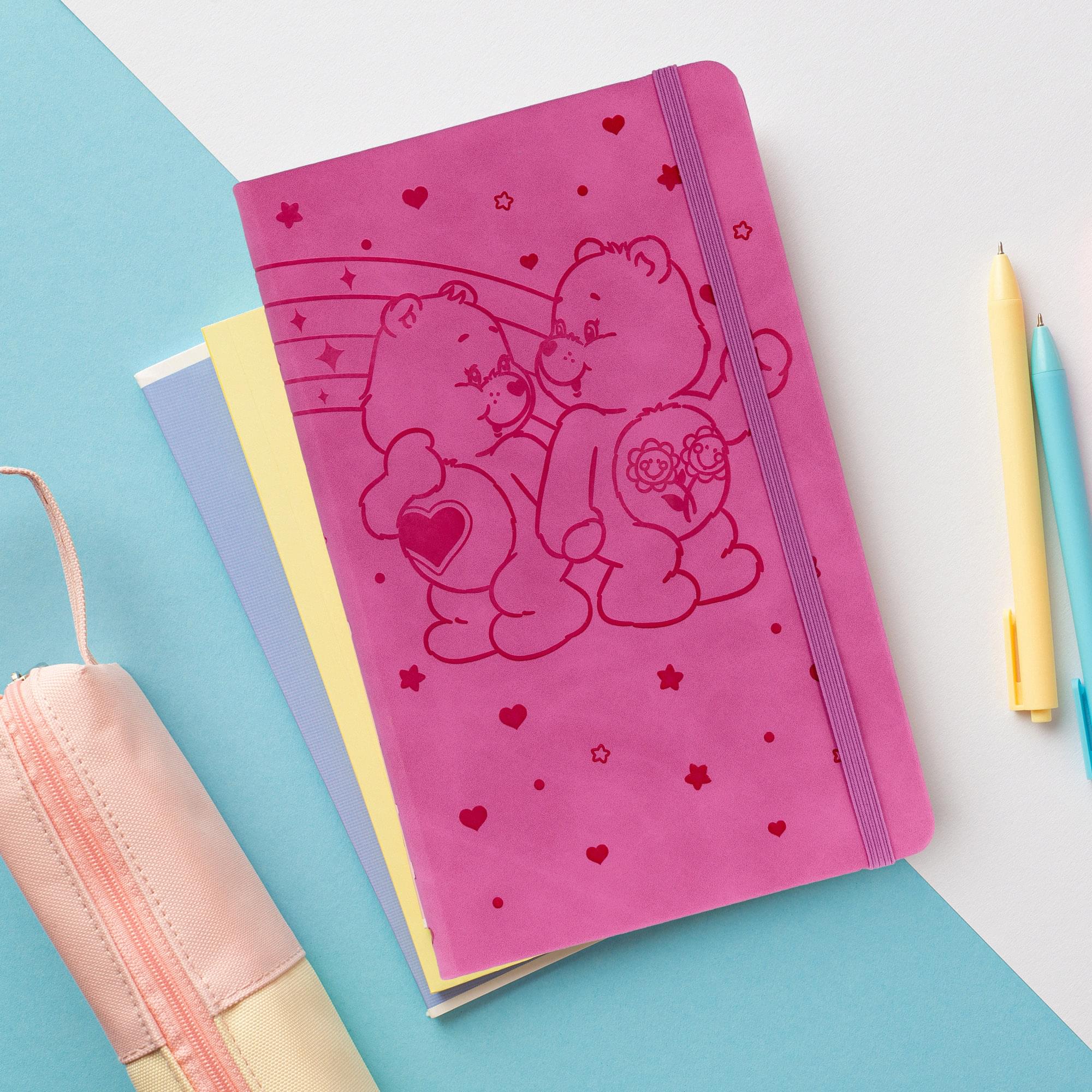 Care Bears 80-Page Vegan Leather Notebook | 5 x 8 Inches