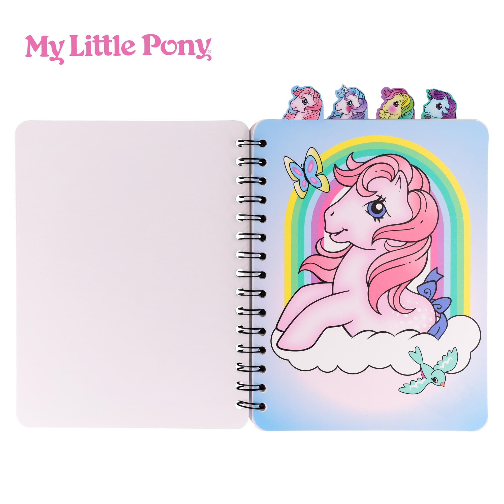 My Little Pony 4-Tab Spiral Notebook With 160 Dotted Sheets | 6 x 9 Inches