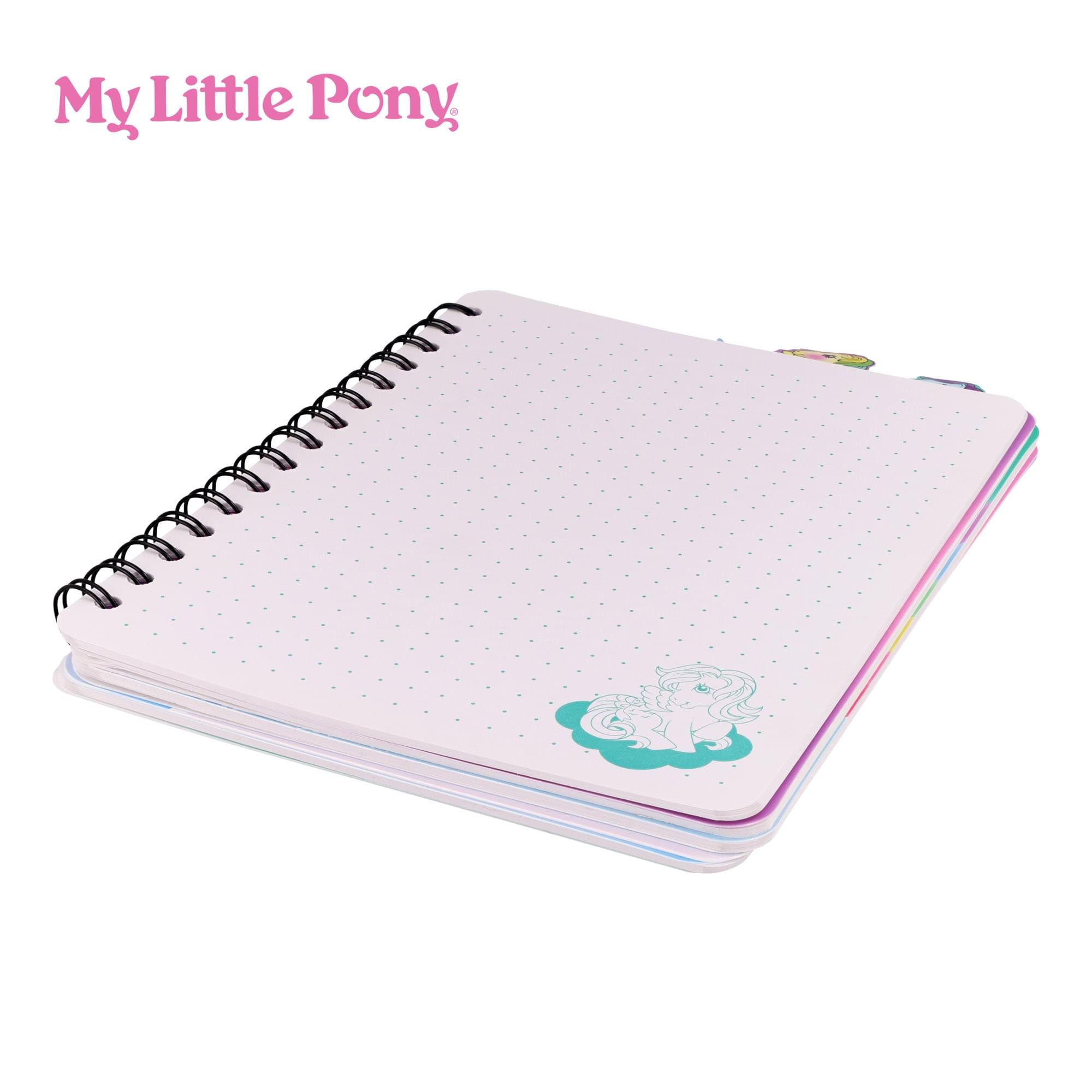 My Little Pony 4-Tab Spiral Notebook With 160 Dotted Sheets | 6 x 9 Inches