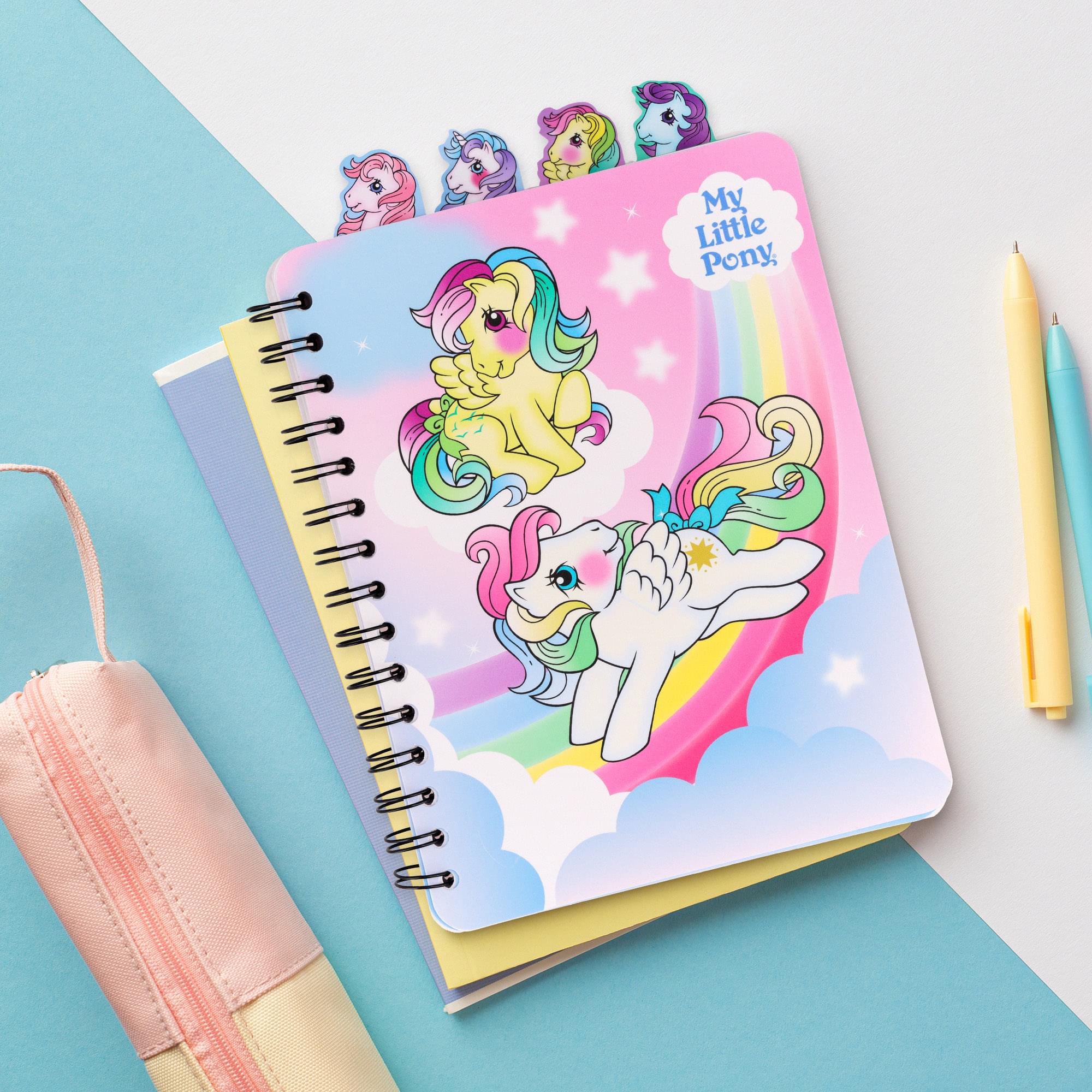 My Little Pony 4-Tab Spiral Notebook With 160 Dotted Sheets | 6 x 9 Inches