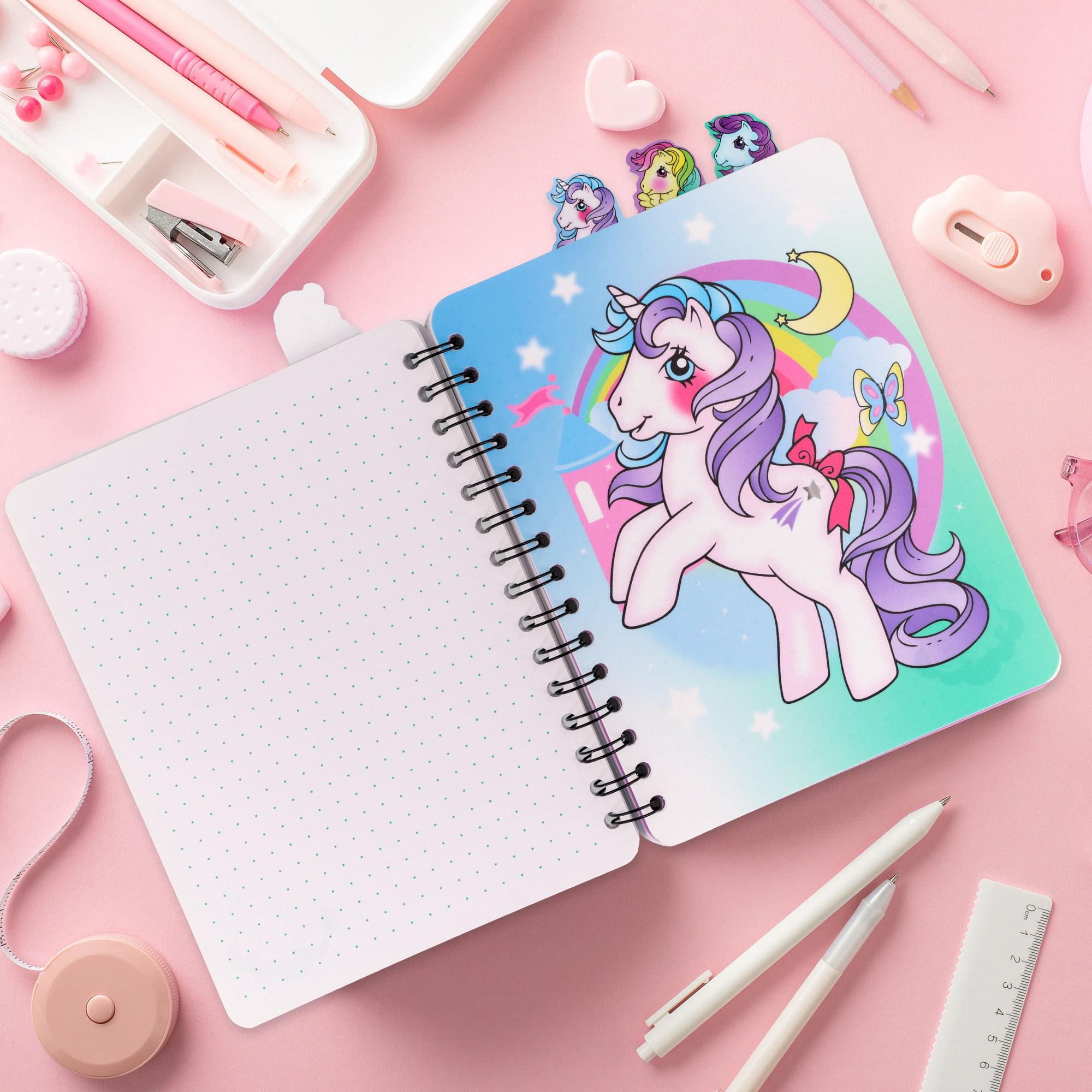My Little Pony 4-Tab Spiral Notebook With 160 Dotted Sheets | 6 x 9 Inches