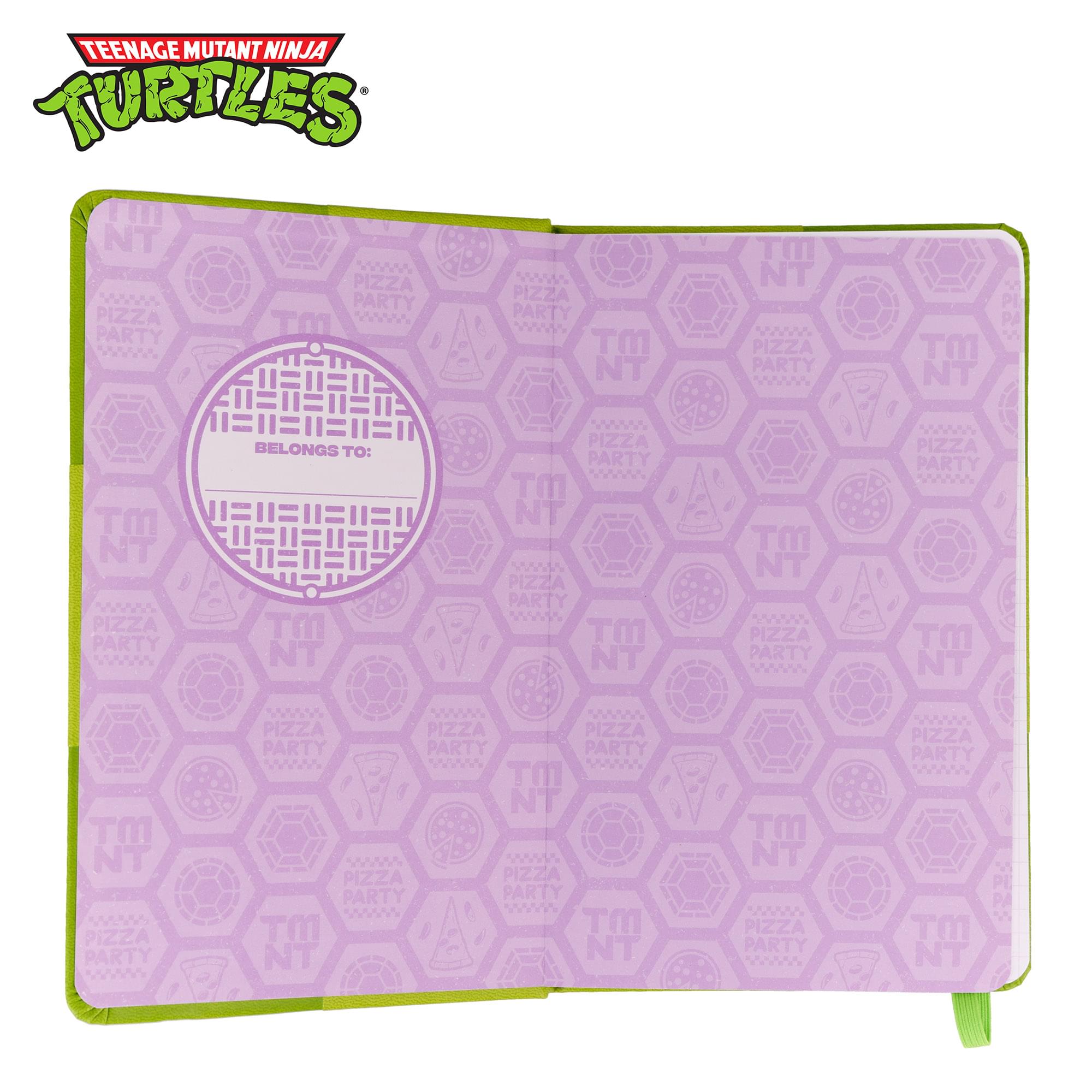 Teenage Mutant Ninja Turtles 80-Page Vegan Leather Notebook | 5 x 8 Inches