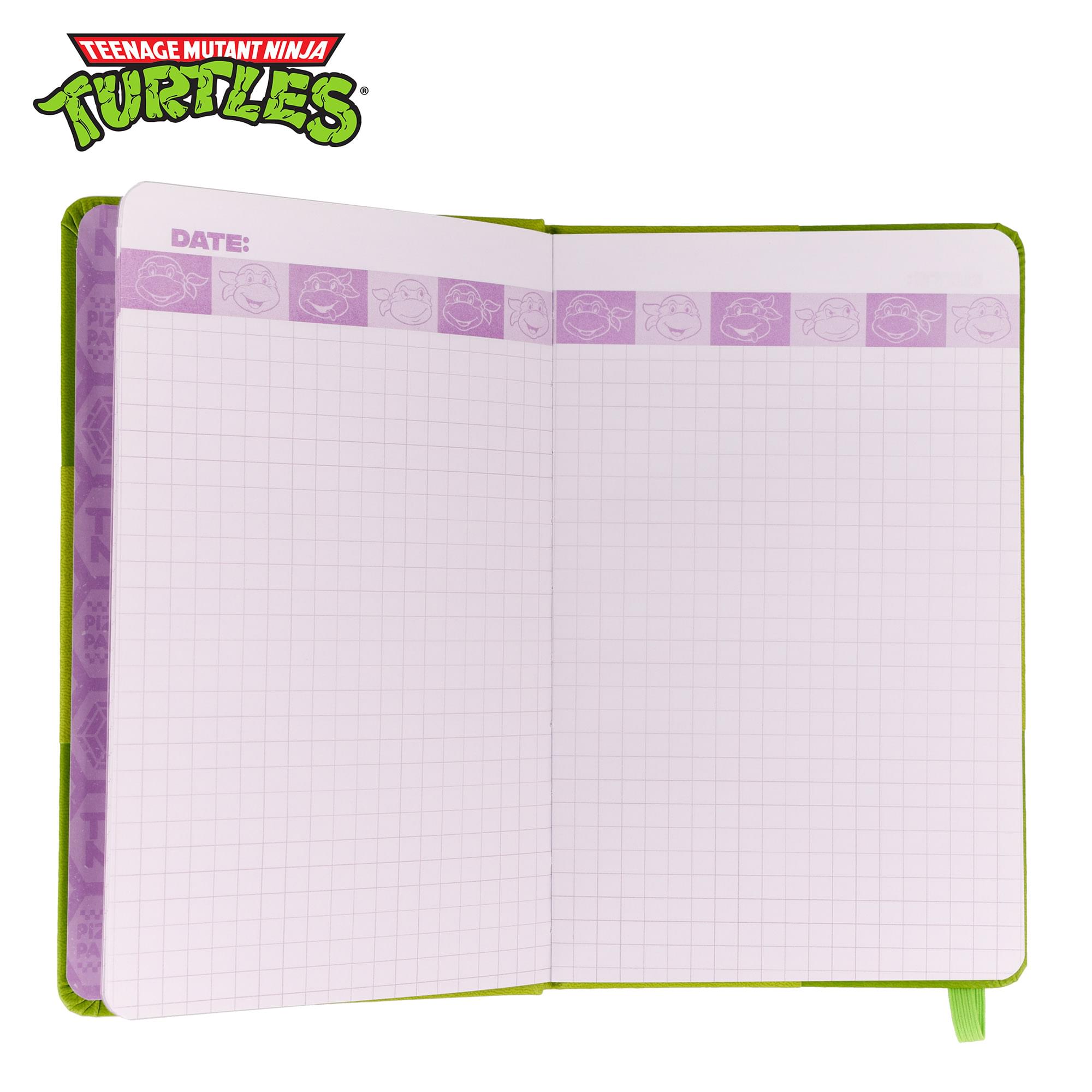 Teenage Mutant Ninja Turtles 80-Page Vegan Leather Notebook | 5 x 8 Inches