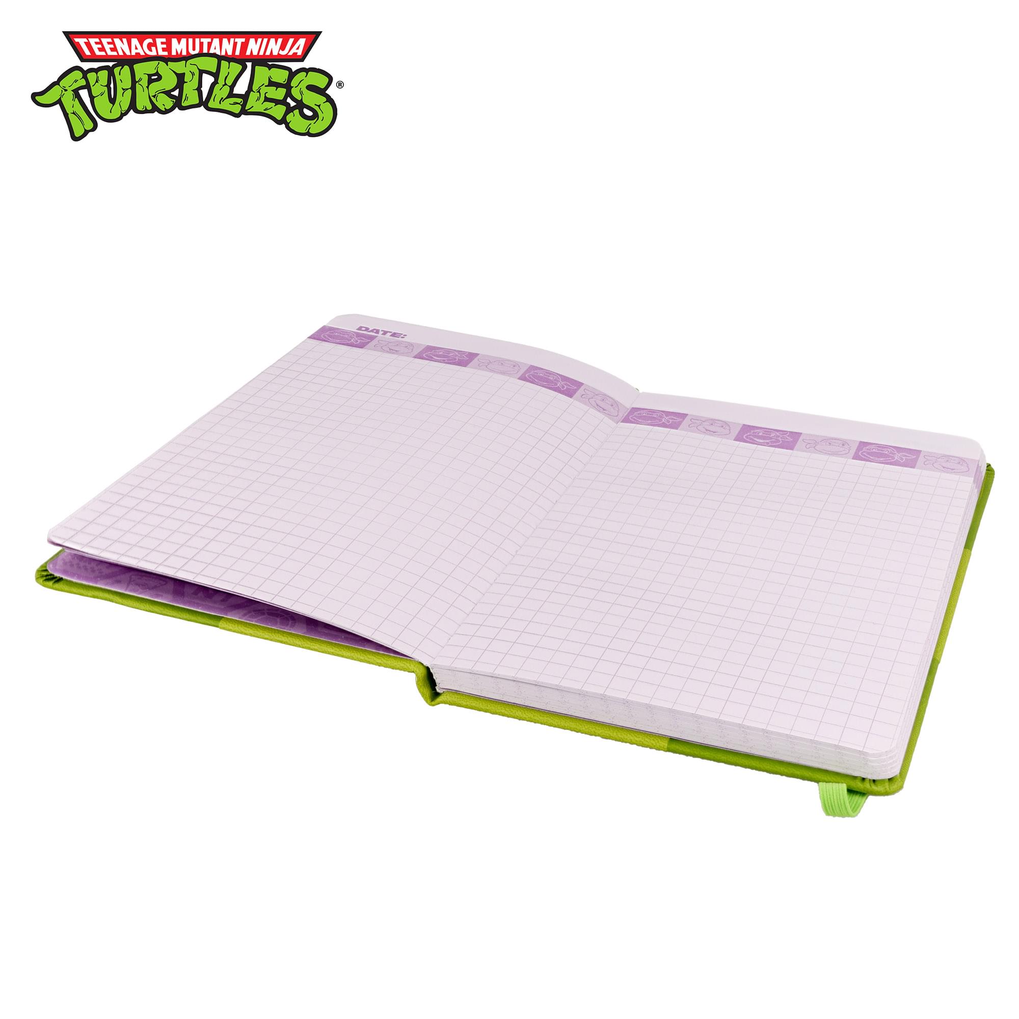 Teenage Mutant Ninja Turtles 80-Page Vegan Leather Notebook | 5 x 8 Inches